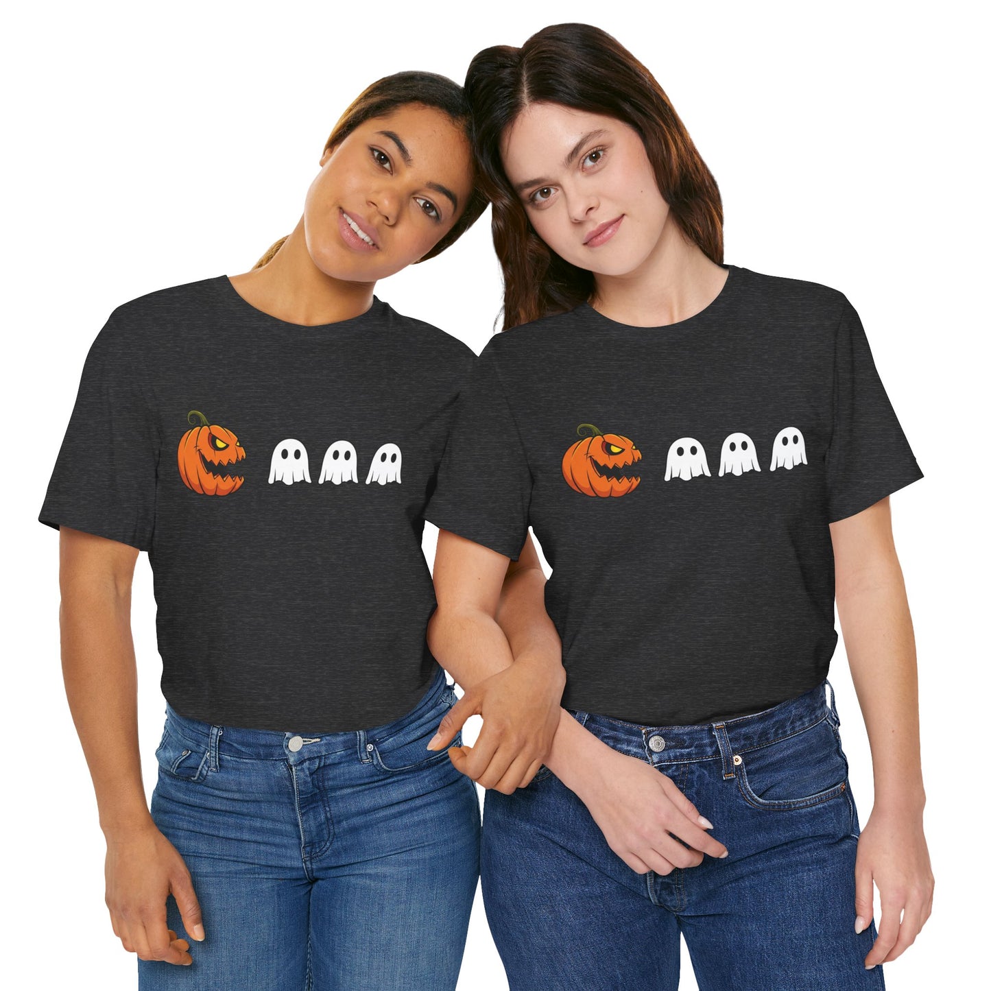 Pumpkin Pac-Man Shirt, Halloween Arcade Tee, Pumpkin Chase Ghosts Tee, Retro Gaming Halloween, Spooky Season Shirt, Vintage Game Pumpkin Top