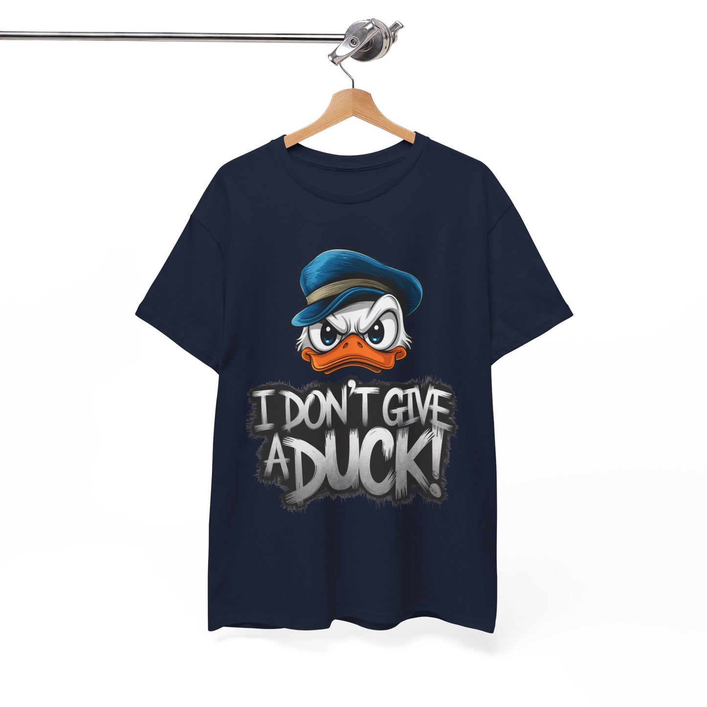I Don’t Give a Duck Shirt – Funny Grumpy Duck Tee – Sarcastic Animal Graphic Shirt – Unisex Gift for Duck Lovers & Meme Fans