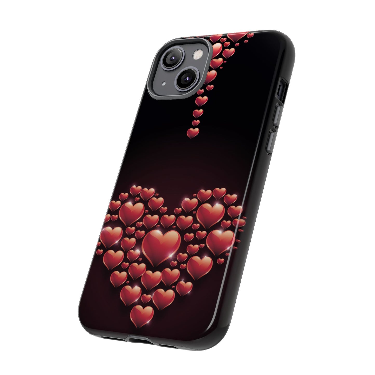 iPhone Case - Heart Made Out of Hearts Design