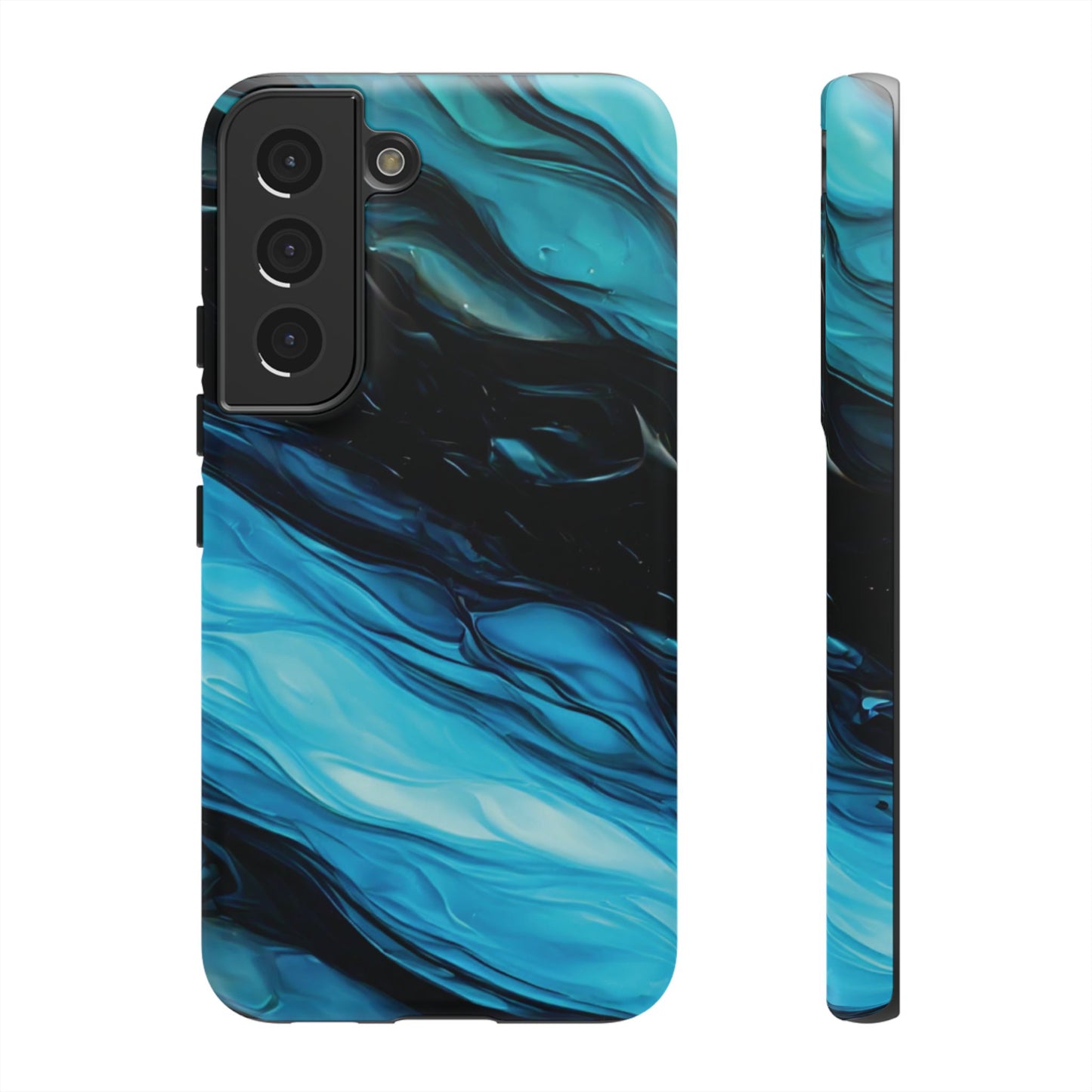 Samsung Galaxy Blue Splash Phone Case