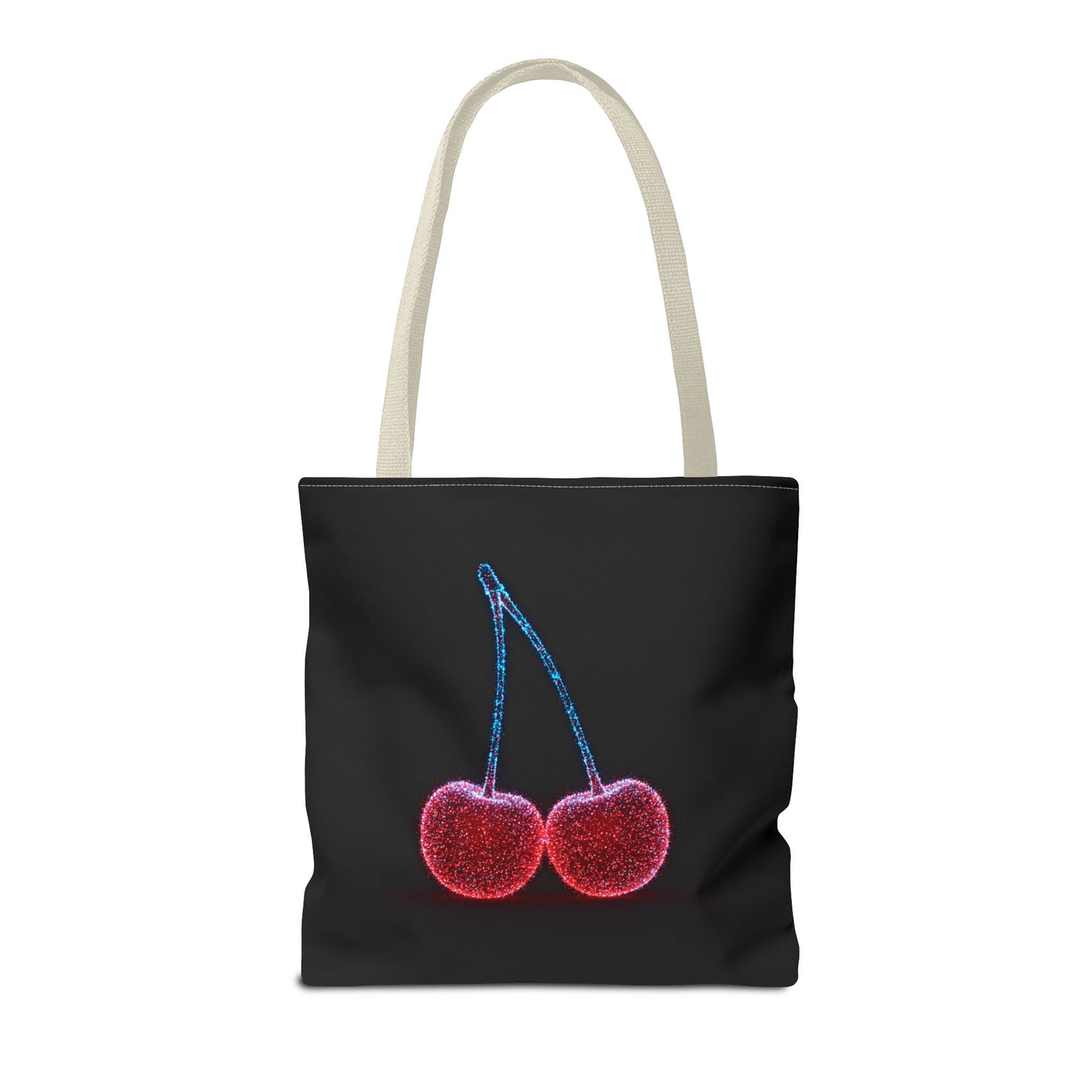 Sparkling Cherry Tote Bag Reusable Bag Shopping Bag Cherry Bag Reusable Tote