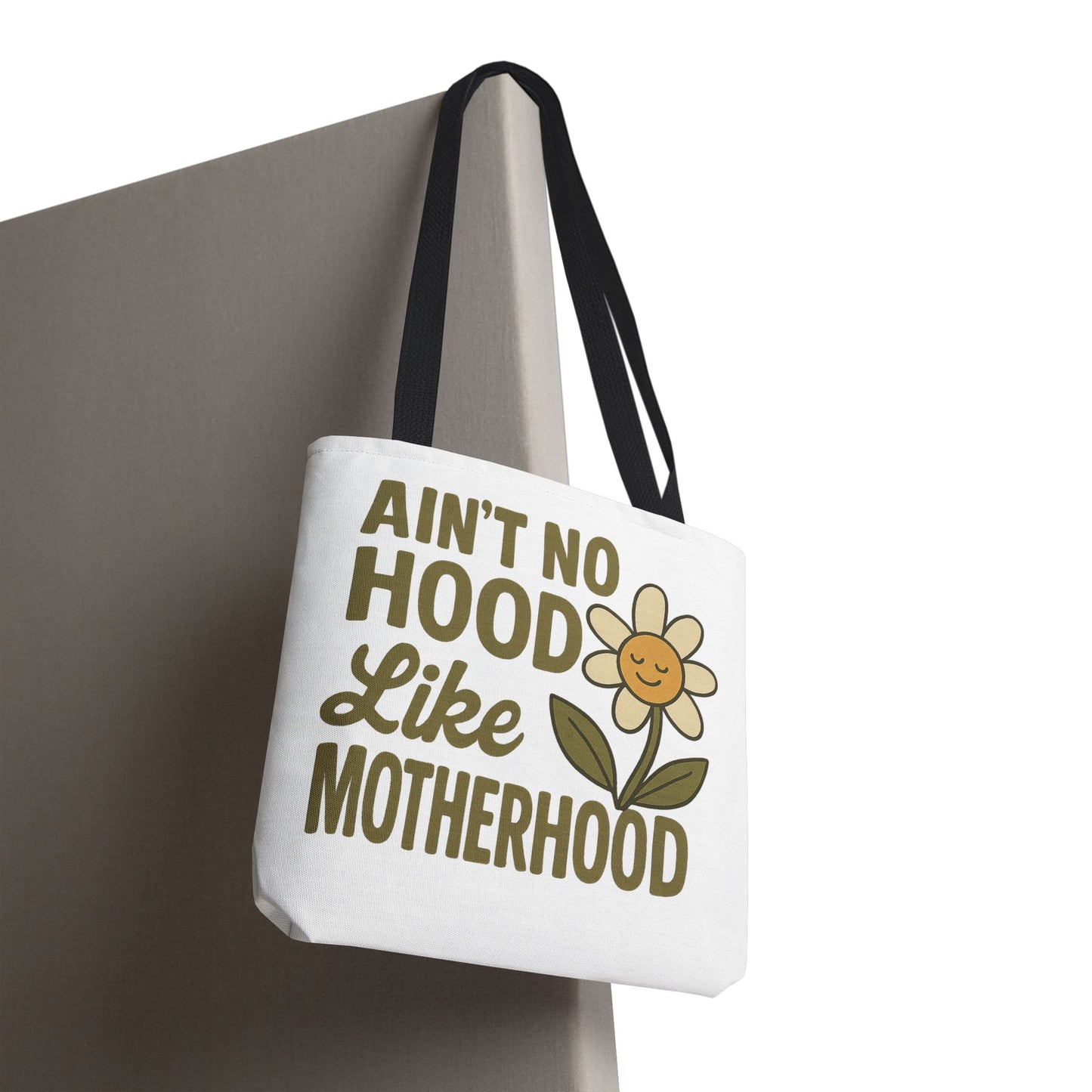 Motherhood Tote Bag with Flower Design Mother's Day Bag Tote for Mom Reusable Shopping Bag