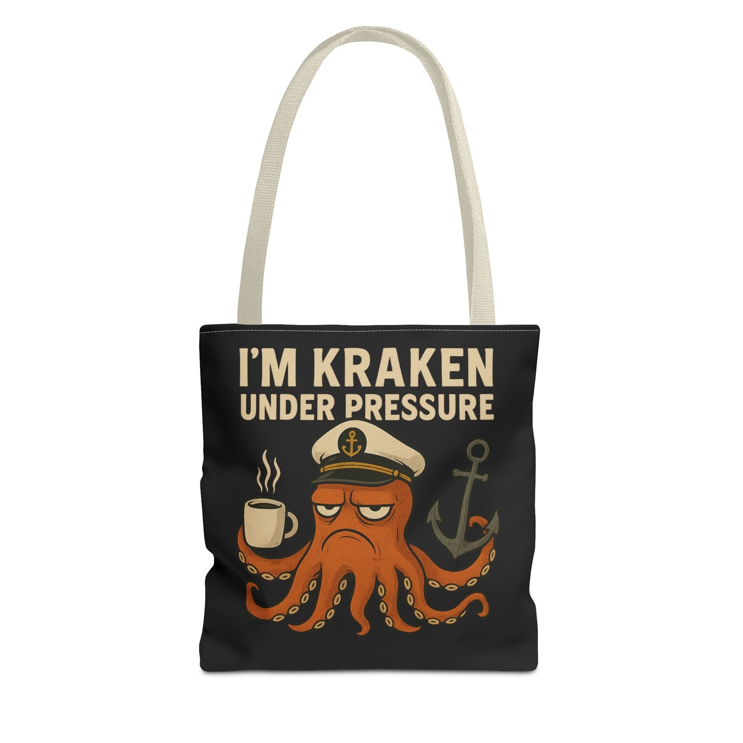 Stressed Octopus Tote Bag Nautical Bag Beach Tote Ocean Reusable Bag Seaside
