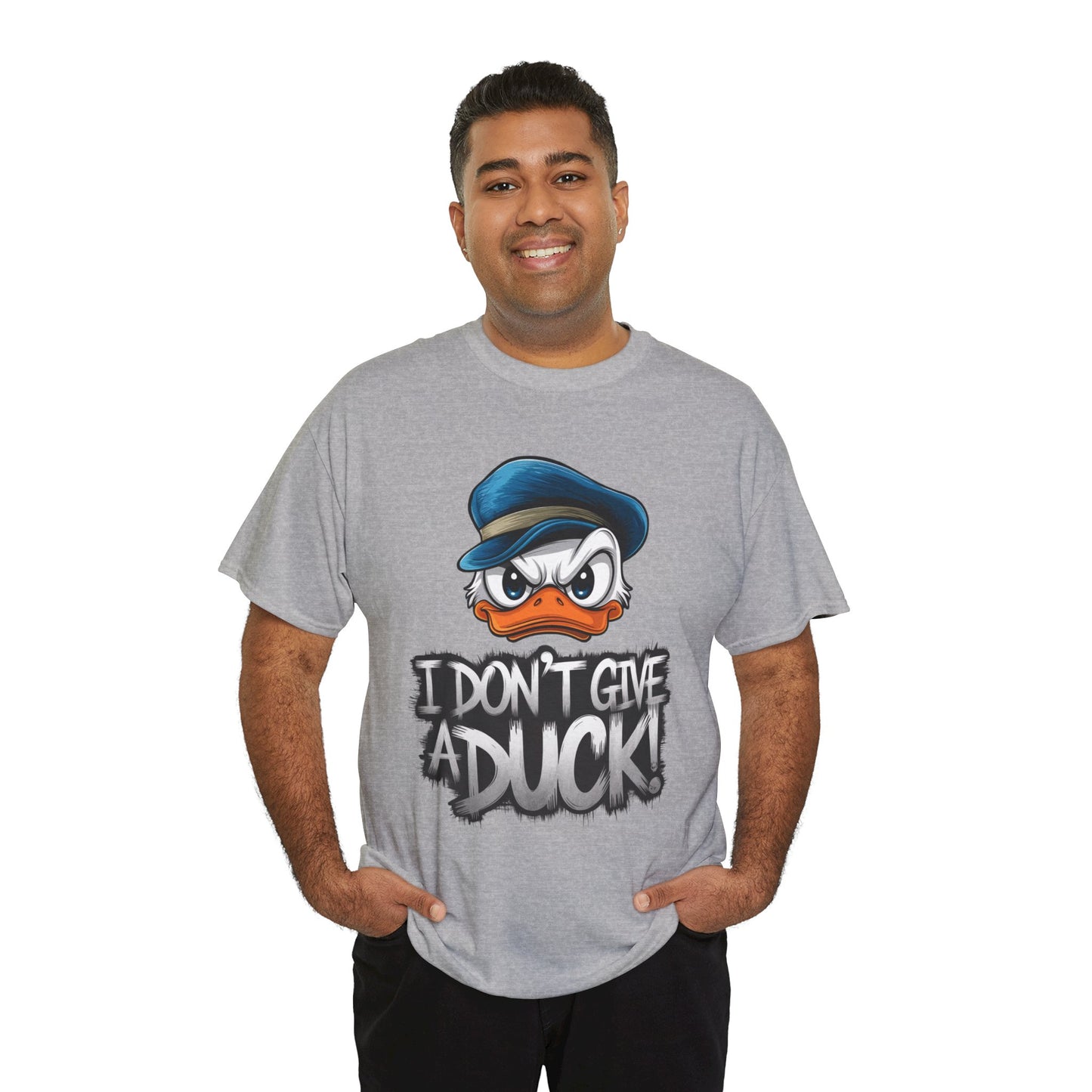 I Don’t Give a Duck Shirt – Funny Grumpy Duck Tee – Sarcastic Animal Graphic Shirt – Unisex Gift for Duck Lovers & Meme Fans