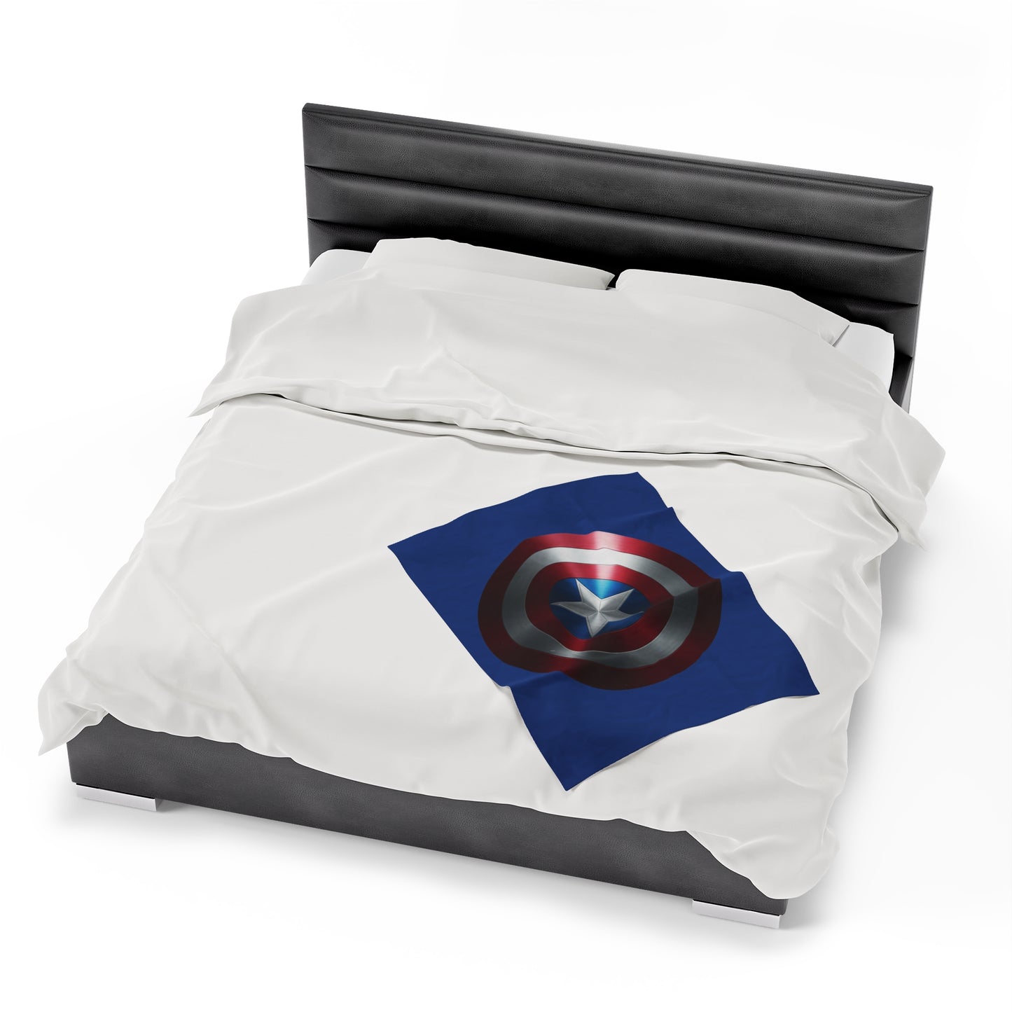 Plush Blanket - Captain America Shield Design