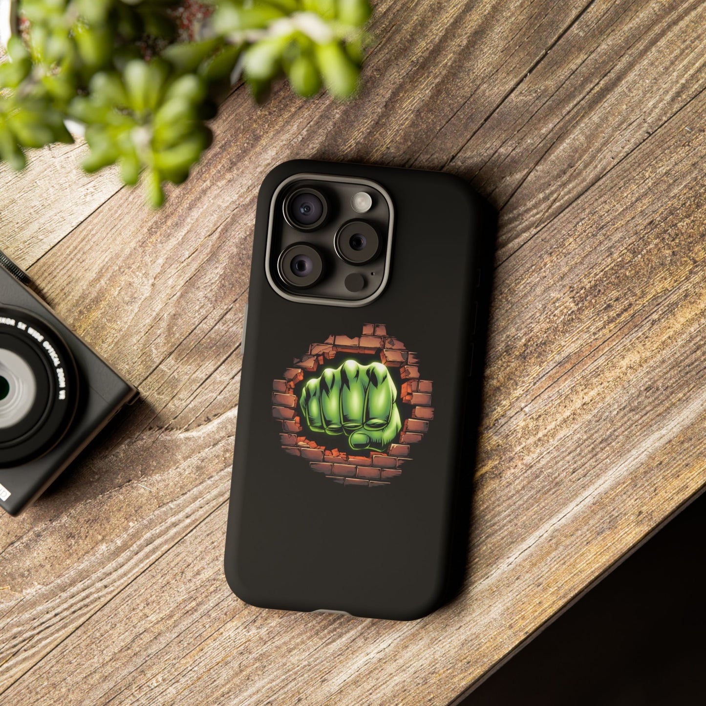 iPhone Case Green Fist Tough Case, Comic Book Phone Case, iPhone Case for Geeks