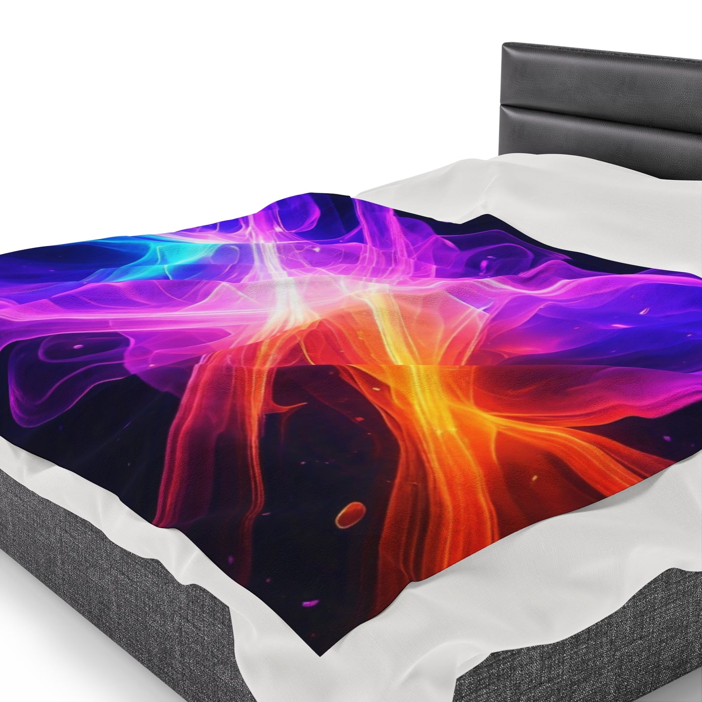 Color Splash Plush Velveteen Blanket
