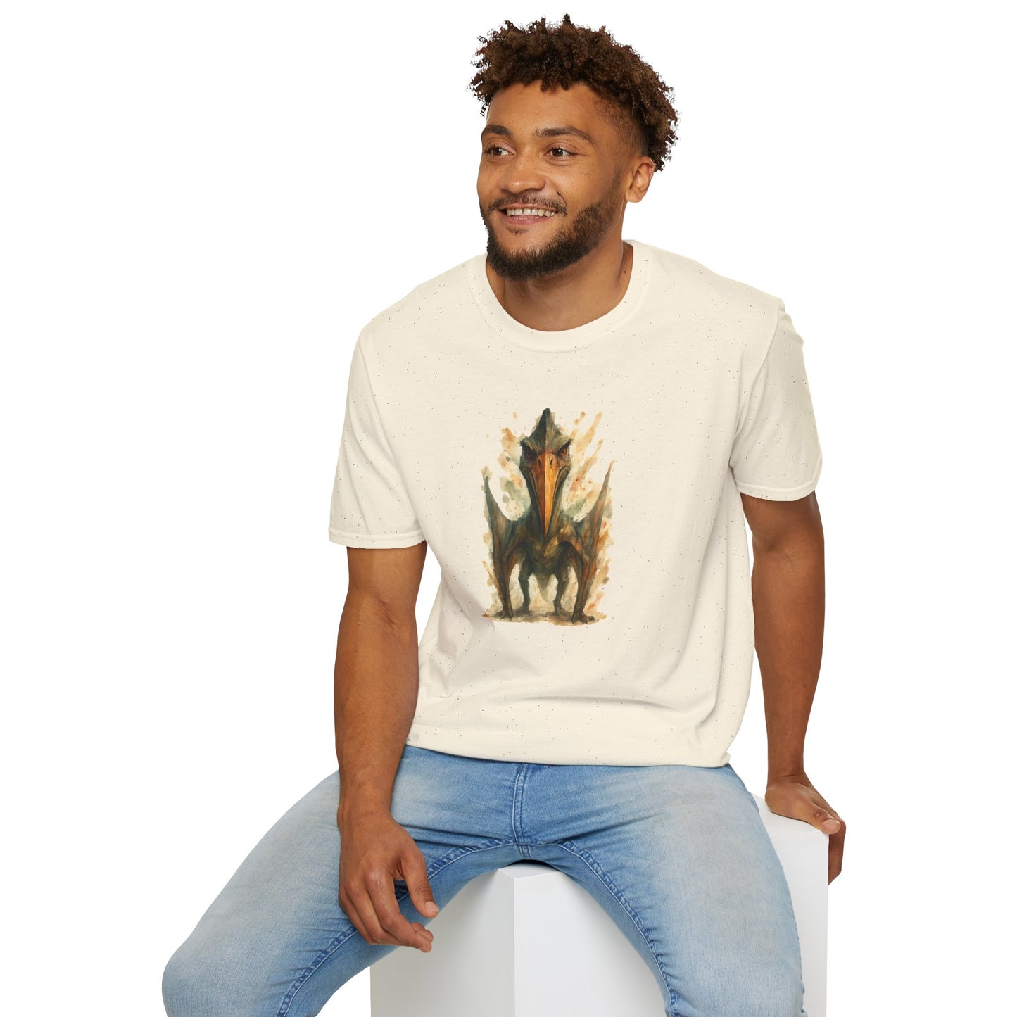 Quetzalcoatlus Pterosaur Tee - Prehistoric Flying Reptile Shirt, Dinosaur Lover Gift, Paleontology Art Unisex T-Shirt