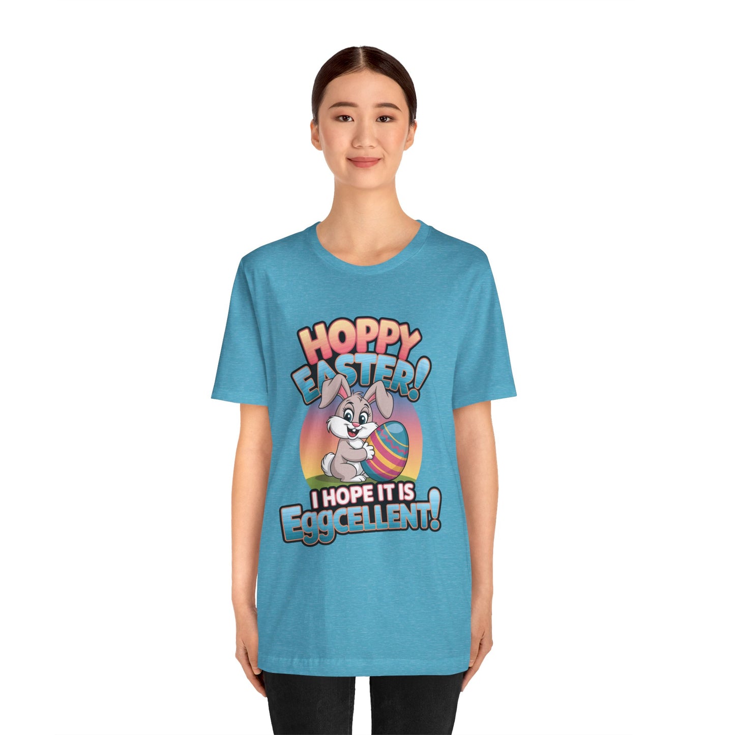Happy Easter Unisex Tee Easter Shirt Easter Bunny T Shirt Easter Apparel Easter Bunny Outfit