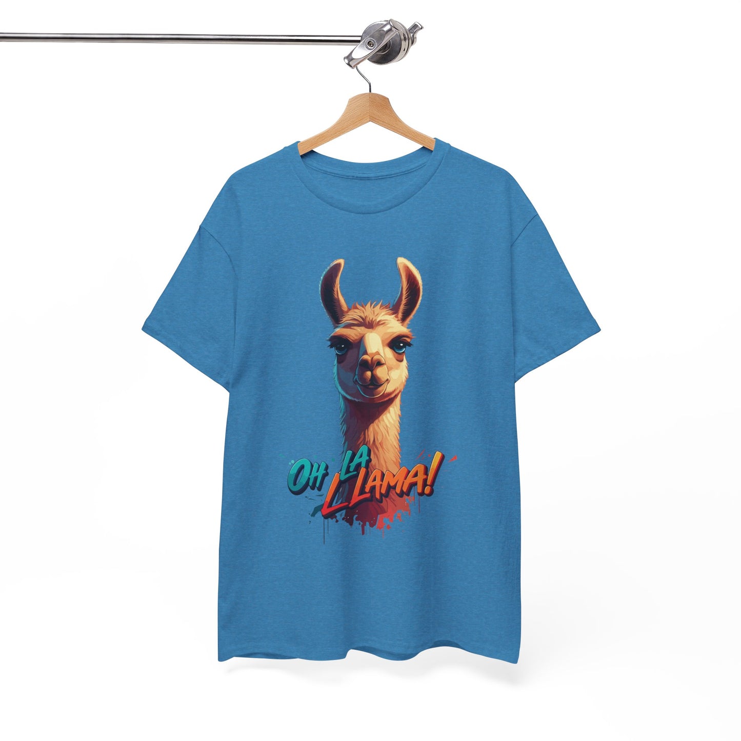 Oh la Llama Graphic Tee | Fun Llama T-Shirt, Cute Animal Lover Shirt, Llama Lover Gift, Quirky Party Tee, Trending Llama Fashion