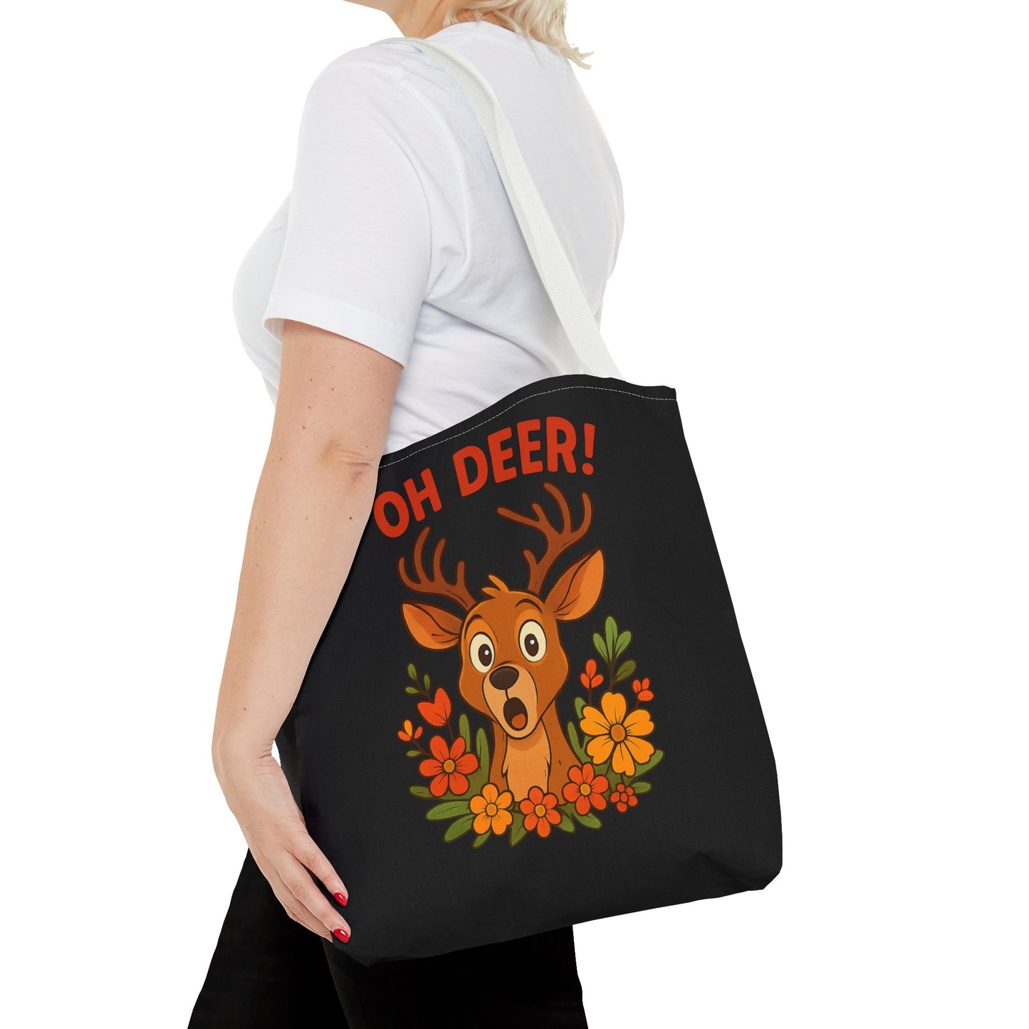 Oh Deer Tote Bag Wildlife Bag Deer Tote Nature Bag Grocery Bag Reusable Tote