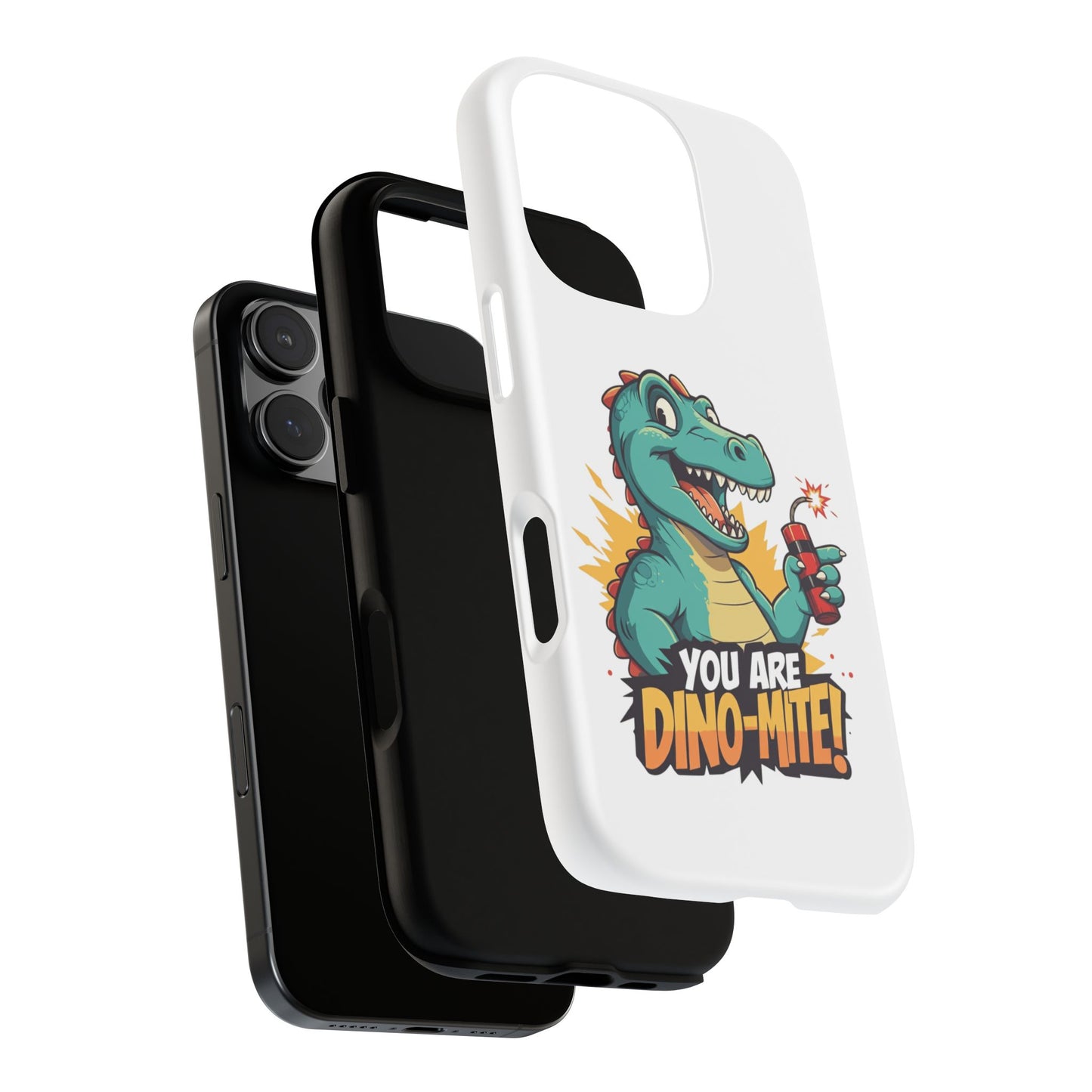 iPhone Case - Dino-Mite Pun Design