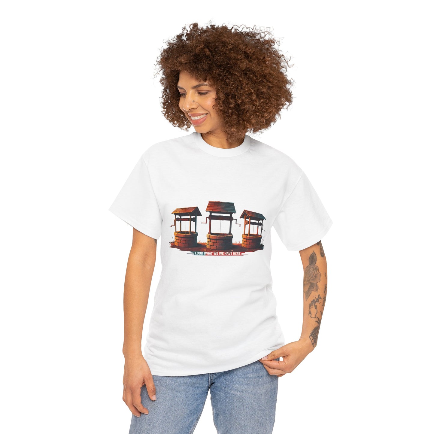 Funny “Well Well Well” T-Shirt • Pun Graphic Tee with Wishing Wells • Retro Vintage Humor Shirt • Gift for Pun Lovers & Joke Fans