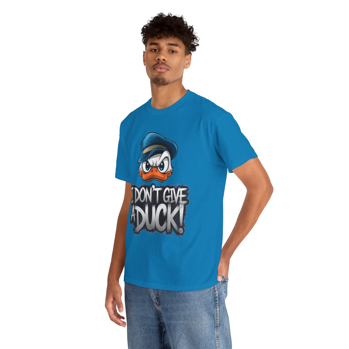 I Don’t Give a Duck Shirt – Funny Grumpy Duck Tee – Sarcastic Animal Graphic Shirt – Unisex Gift for Duck Lovers & Meme Fans