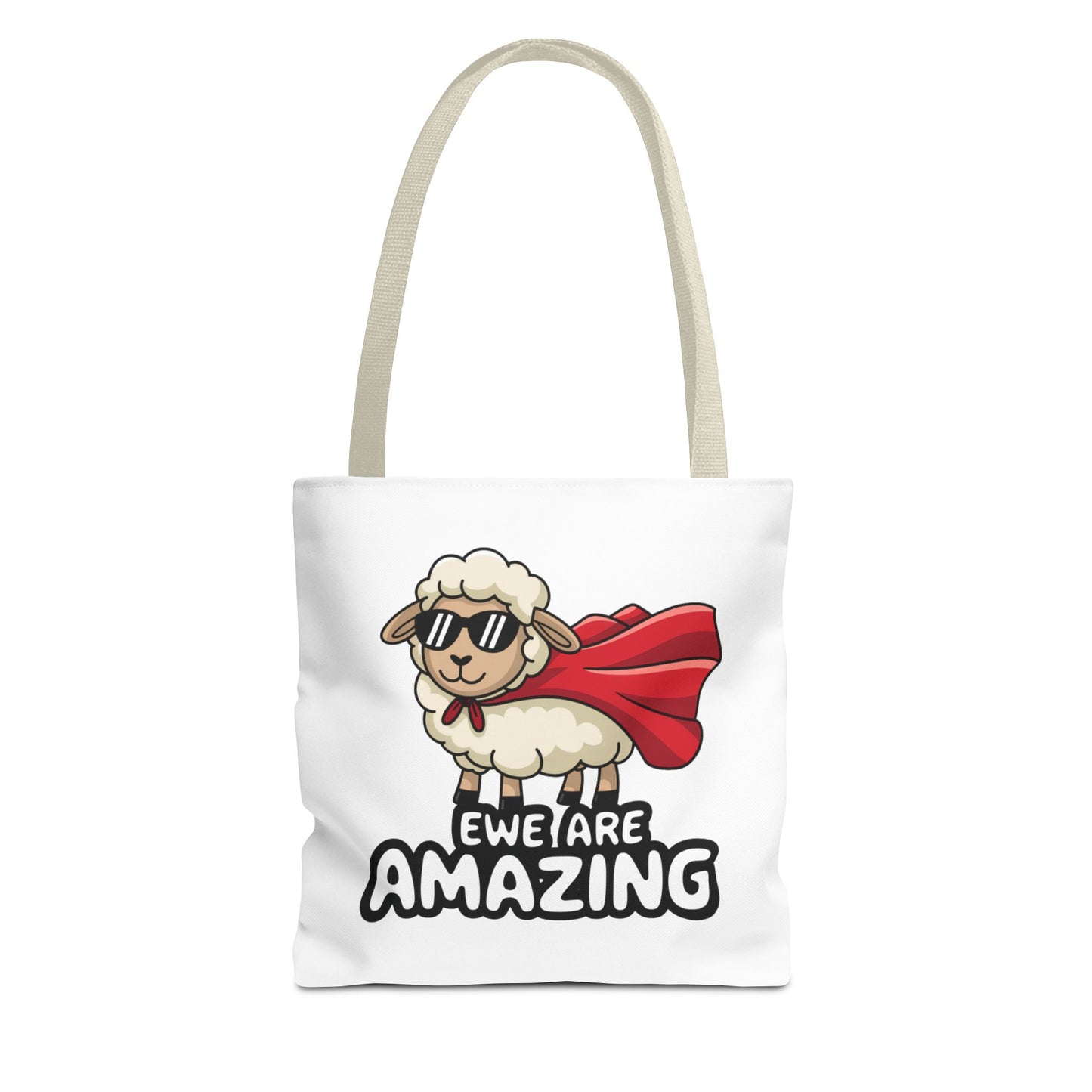 Sheep Tote Bag - Ewe Are Amazing Inspirational Bag Everyday Tote Funny Bag