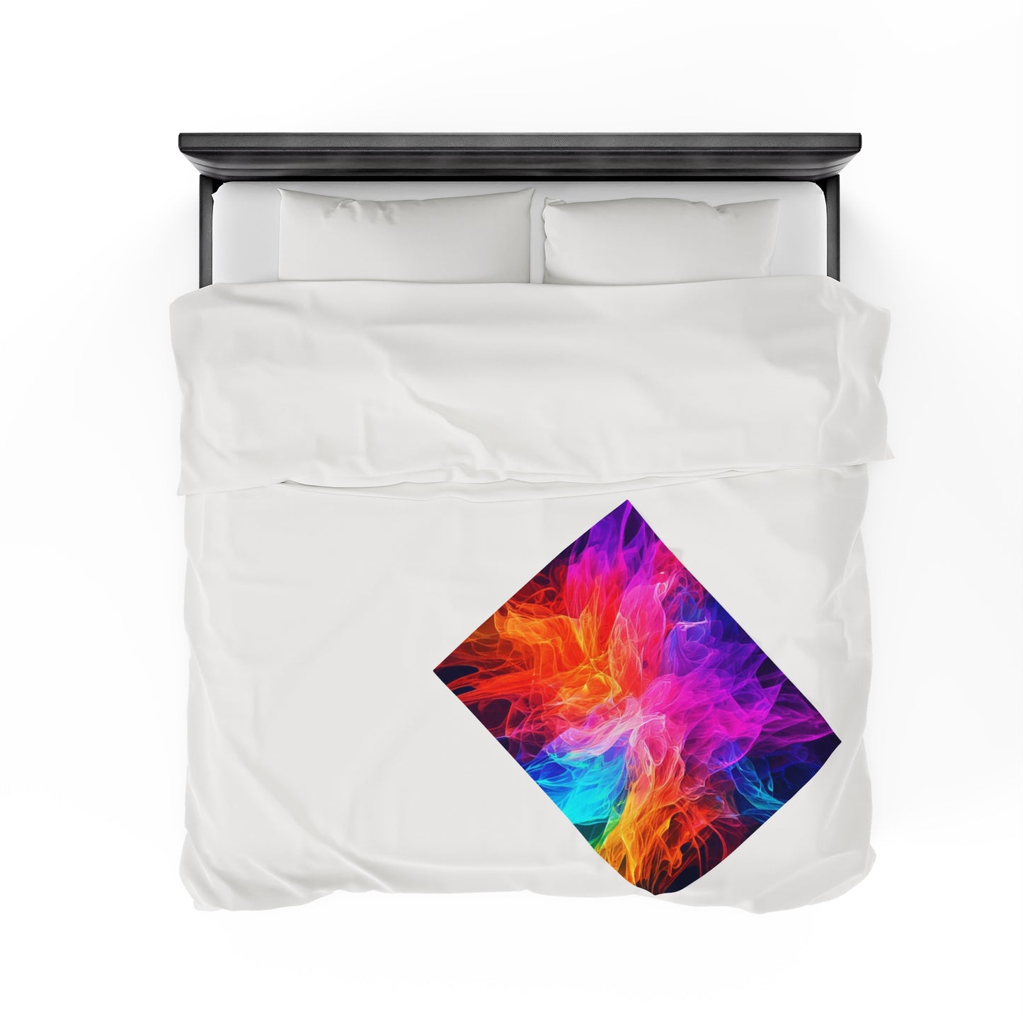 Plush Blanket Color Splash Design