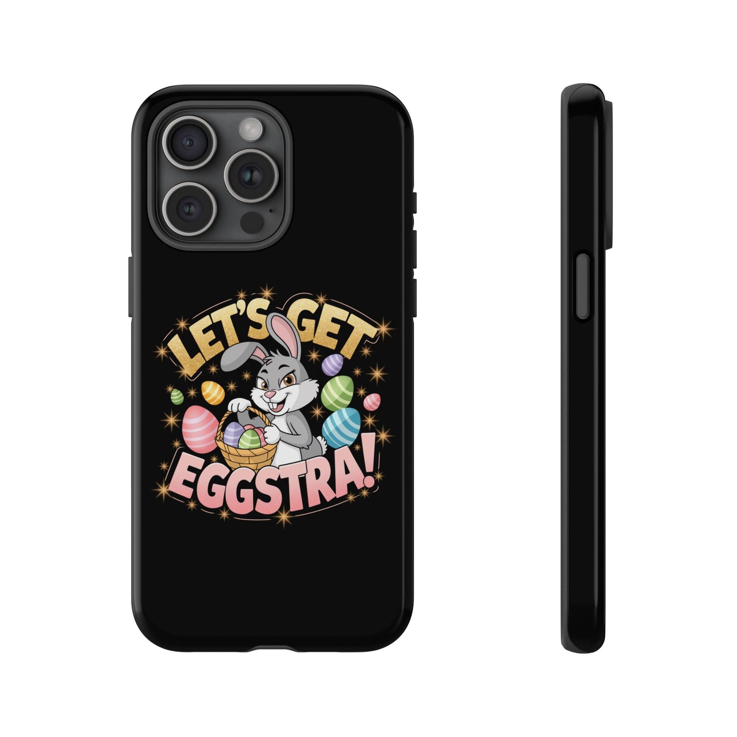 iPhone Case Easter Bunny 'Let's Get Eggstra Phone Case Easter iPhone Case