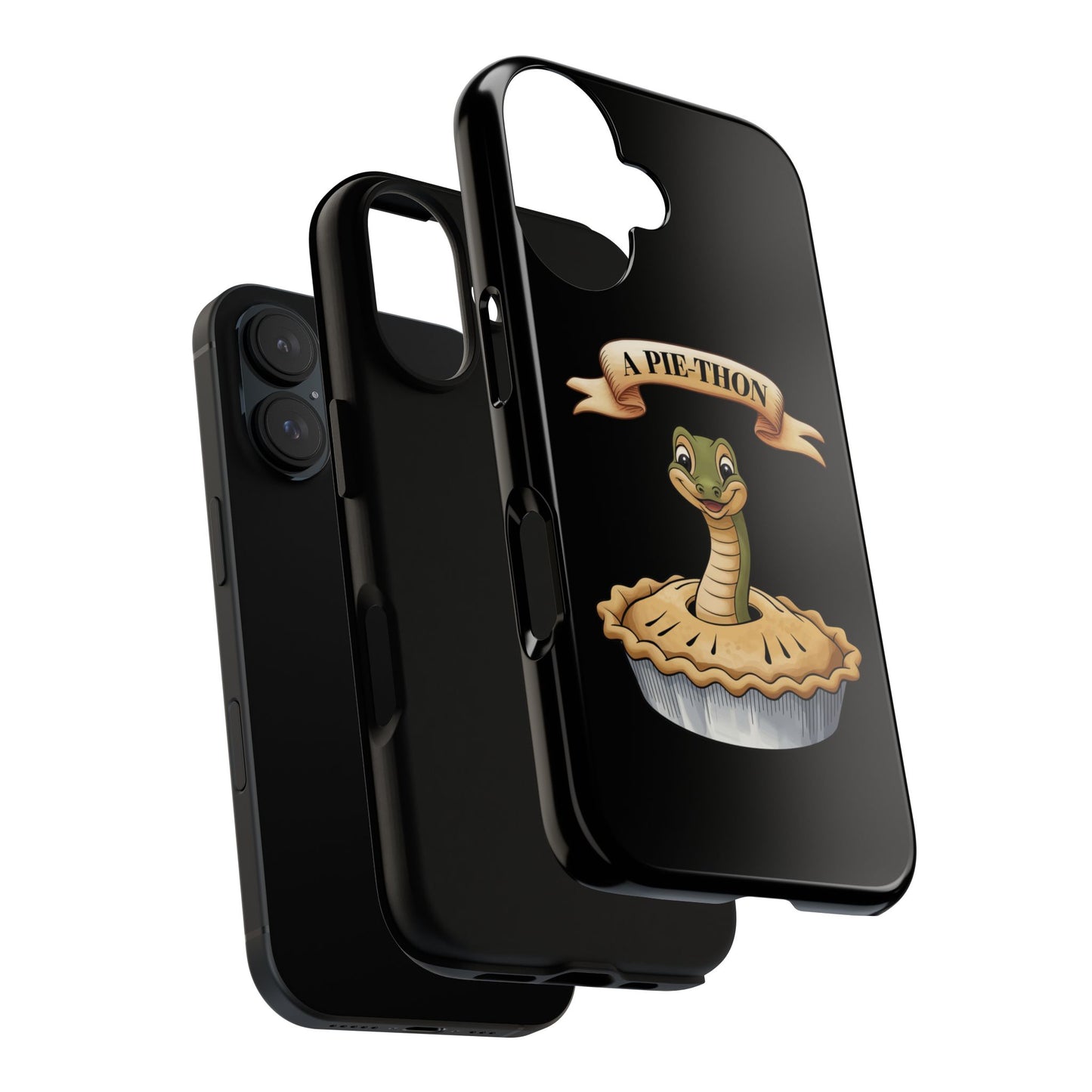 iPhone Case - 'Pie-Thon' Snake Pie Funny Tough Case