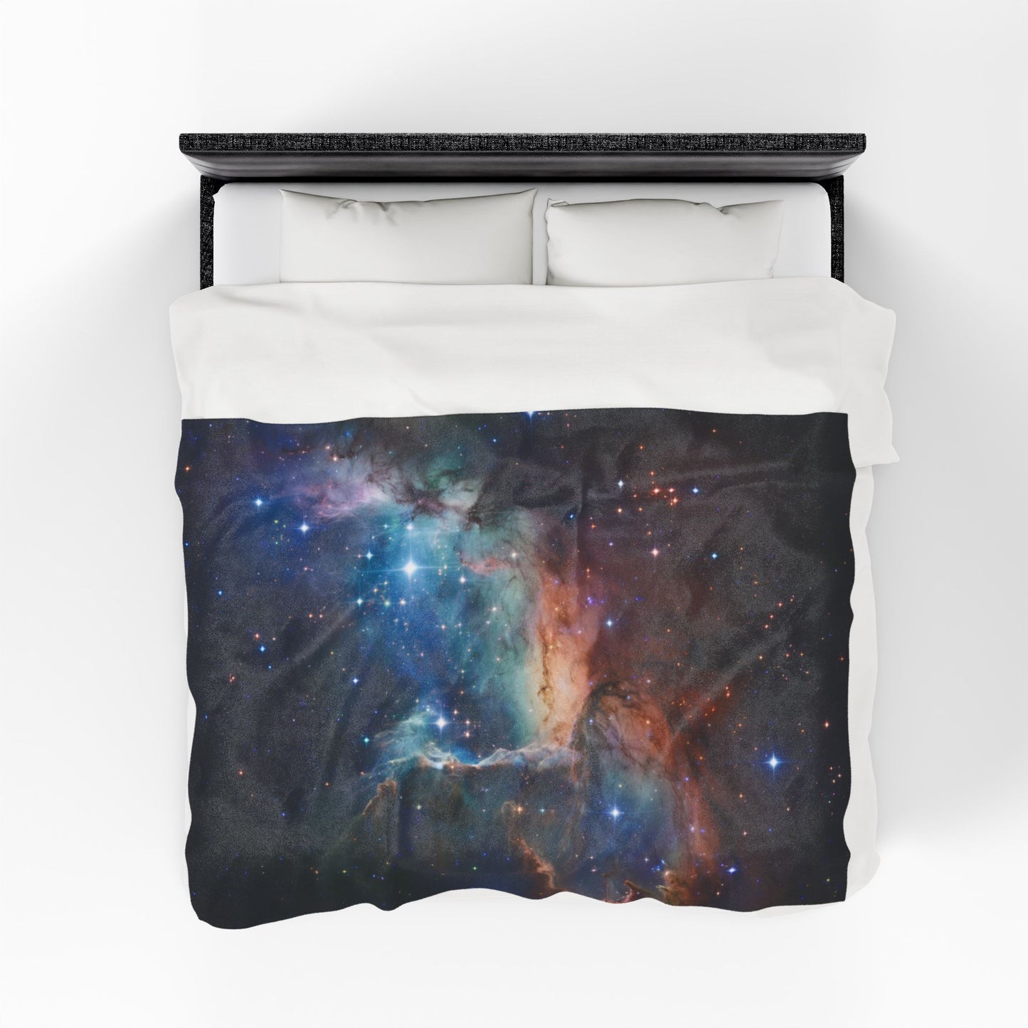 Plush Blanket Starry Night Cosmic Throw Blanket Modern Home Decor Space Blanket