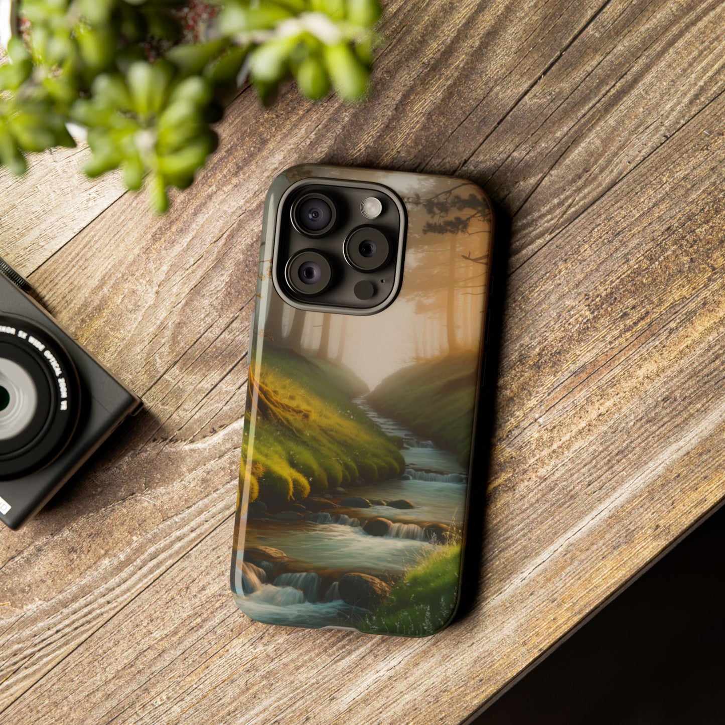 Nature Stream iPhone Case Forest Phone Case Stream iPhone Case Nature Phone Case
