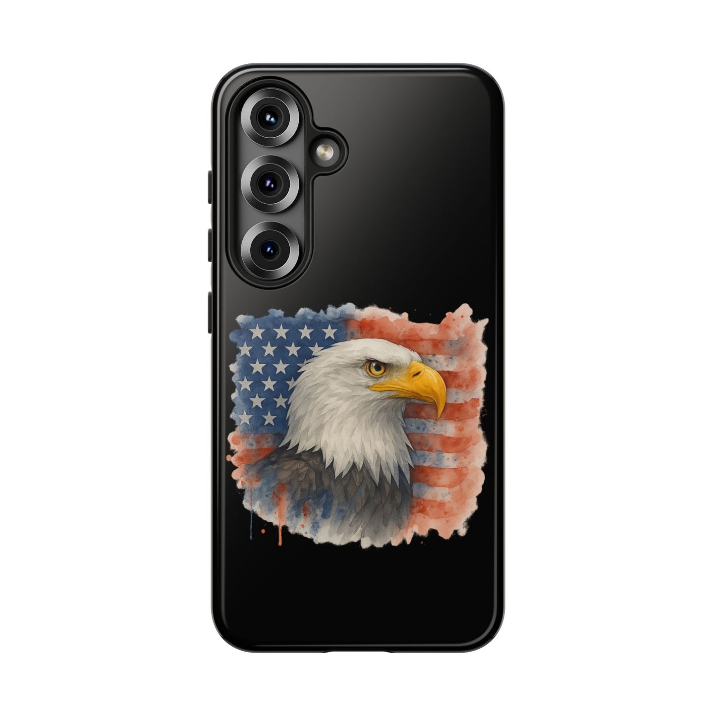 Eagle Flag Phone Case for Samsung Phone - Patriotic Tough Case for Freedom Lovers 4th of July Case Memorial Day Veteran's Day