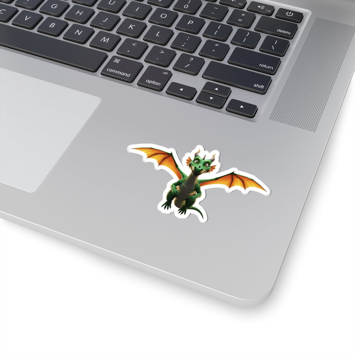 Cute Fantasy Dragon Sticker | Waterproof Vinyl Kiss-Cut Decal for Laptops, Water Bottles, Journaling & D&D Gifts