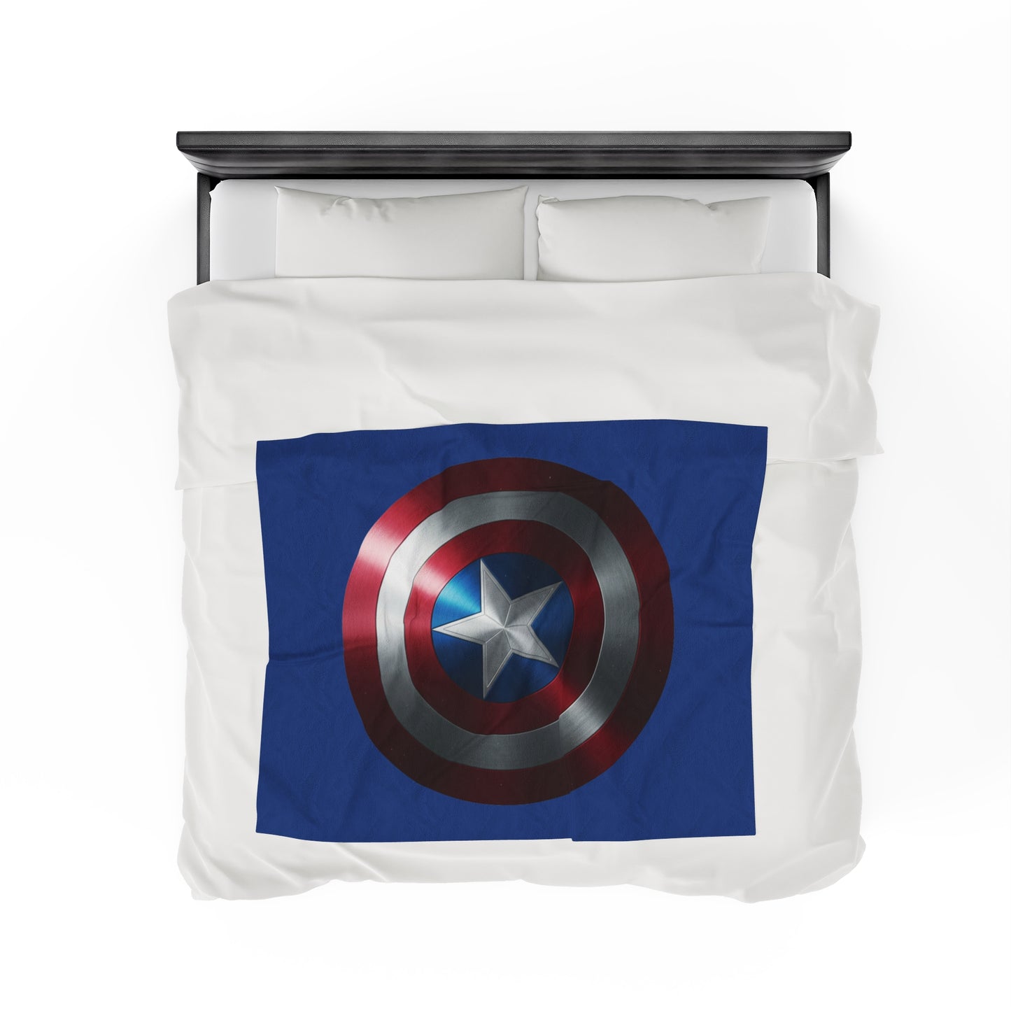 Plush Blanket - Captain America Shield Design