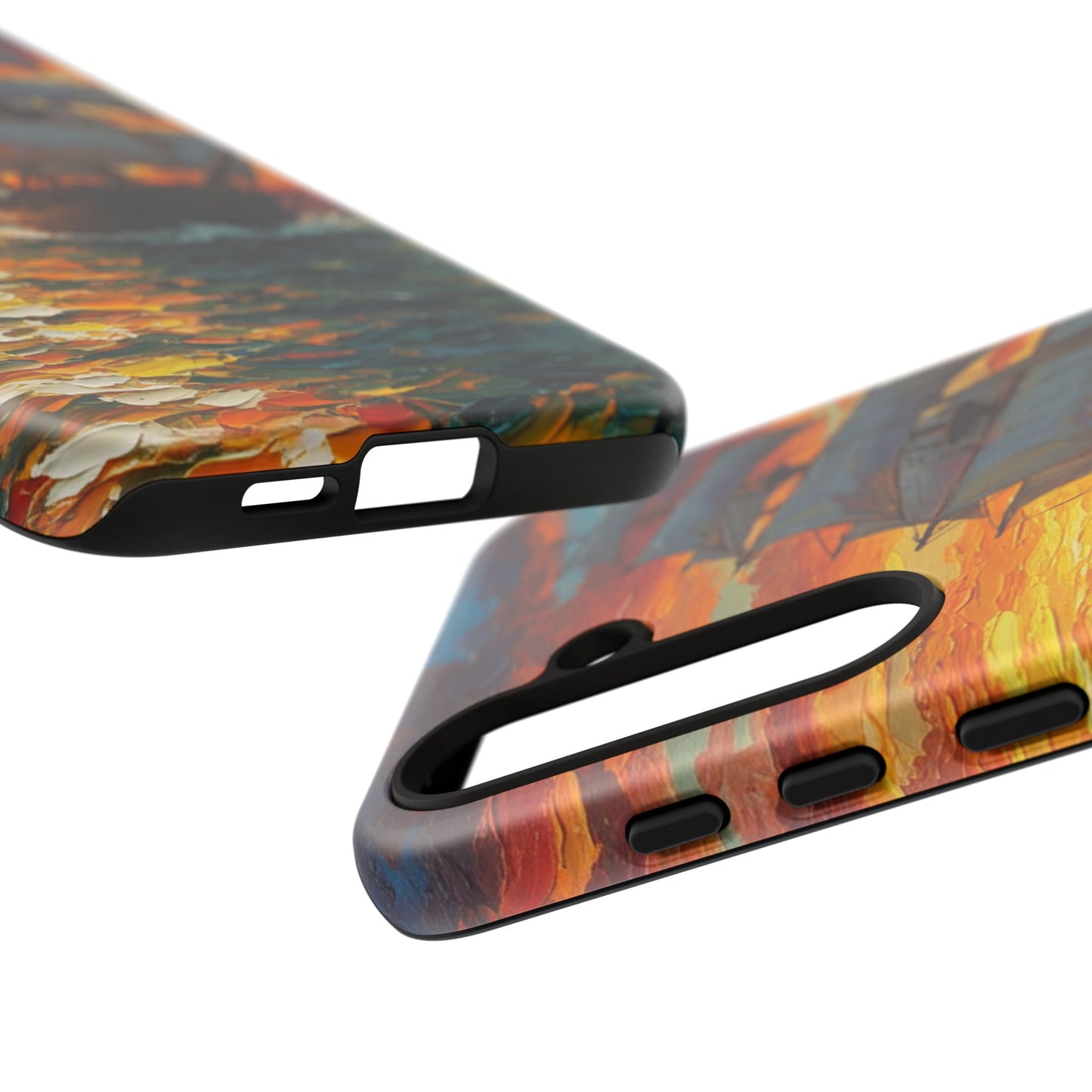 Samsung Galaxy Case - Ship Sailing at Sunset Design