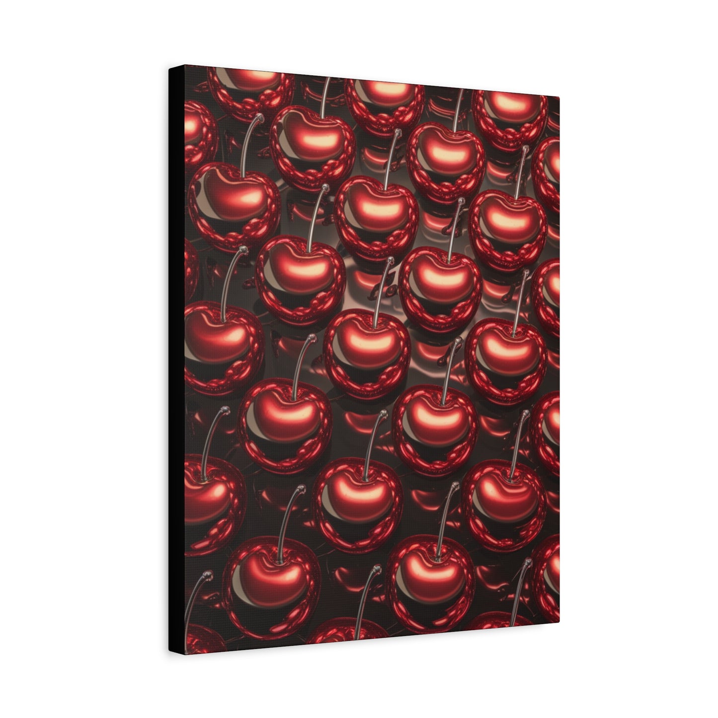 Canvas Wall Art - Colorful Shiny Cherries