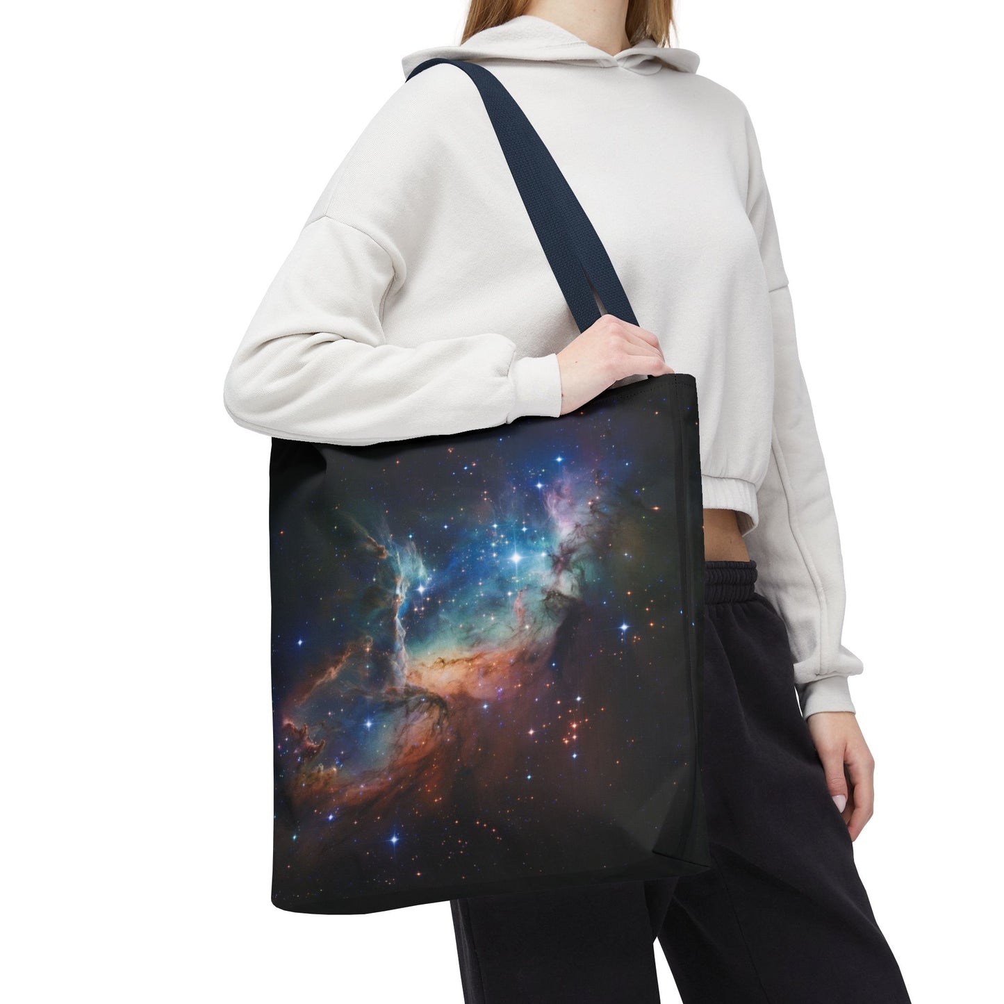 Space Galactic Tote Bag Starry Bag Reusable Tote Cosmic Bag Shopping Bag