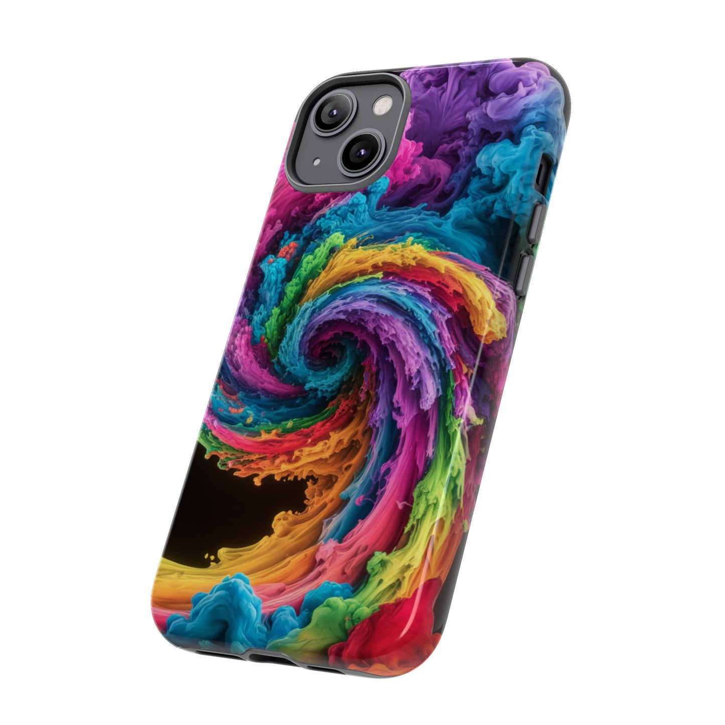 iPhone Case - Colorful Swirl Design