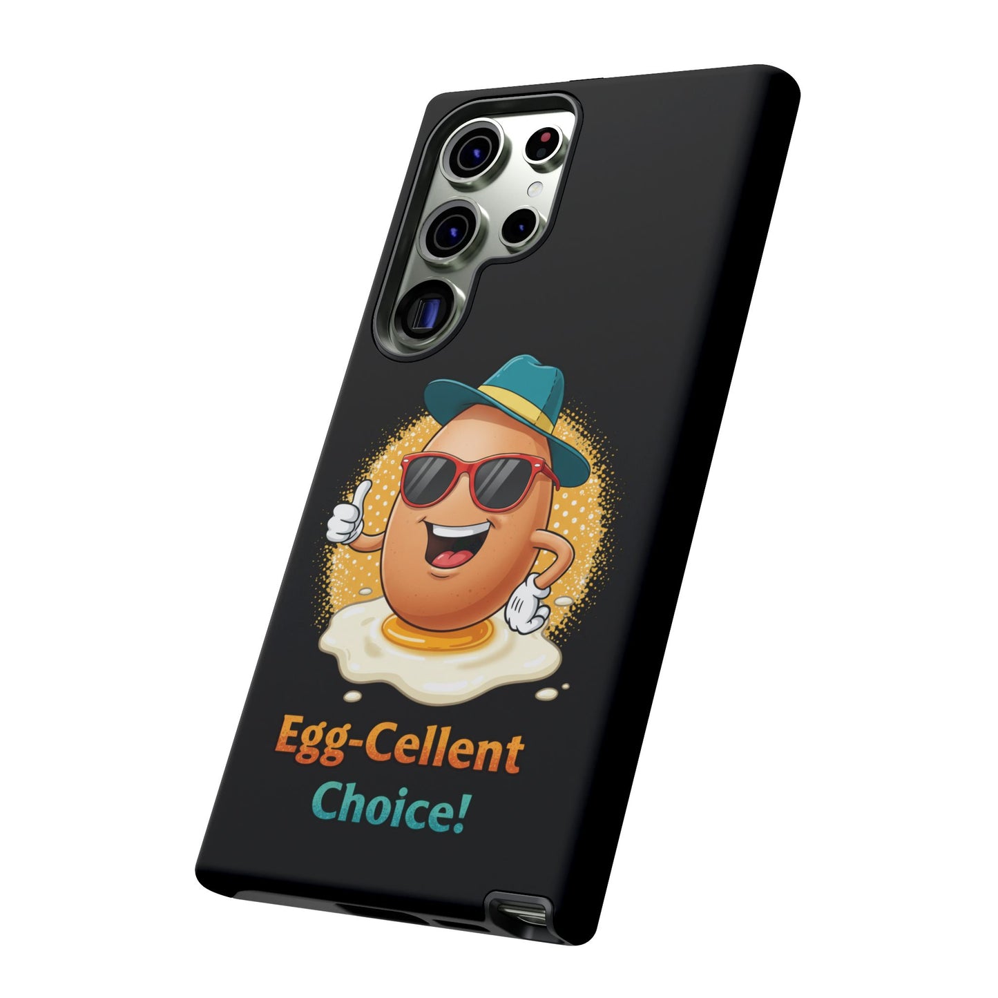 Samsung Phone Case - Egg-Cellent Choice Pun Design