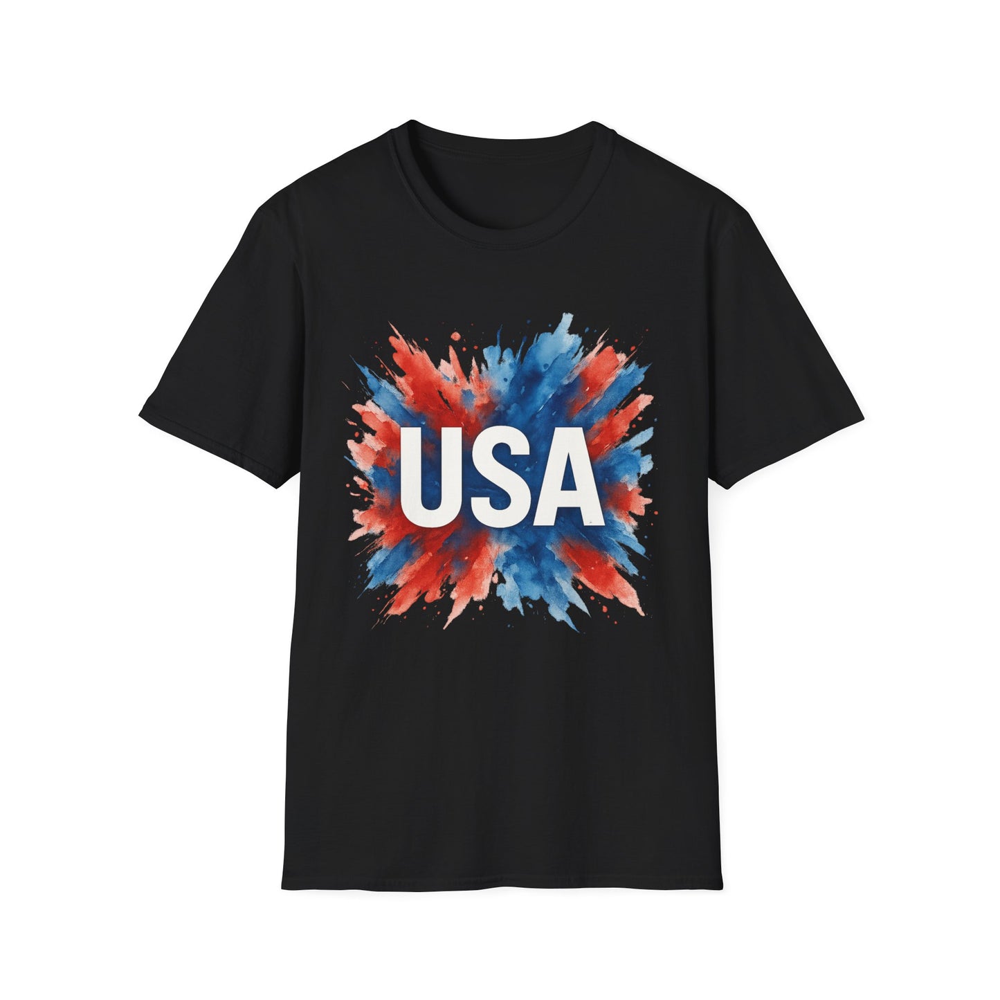 Watercolor USA T-Shirt Unisex | Red White Blue Shirt | Patriotic Graphic Tee | July 4th Shirt | Independence Day Tee | American Flag Shirt
