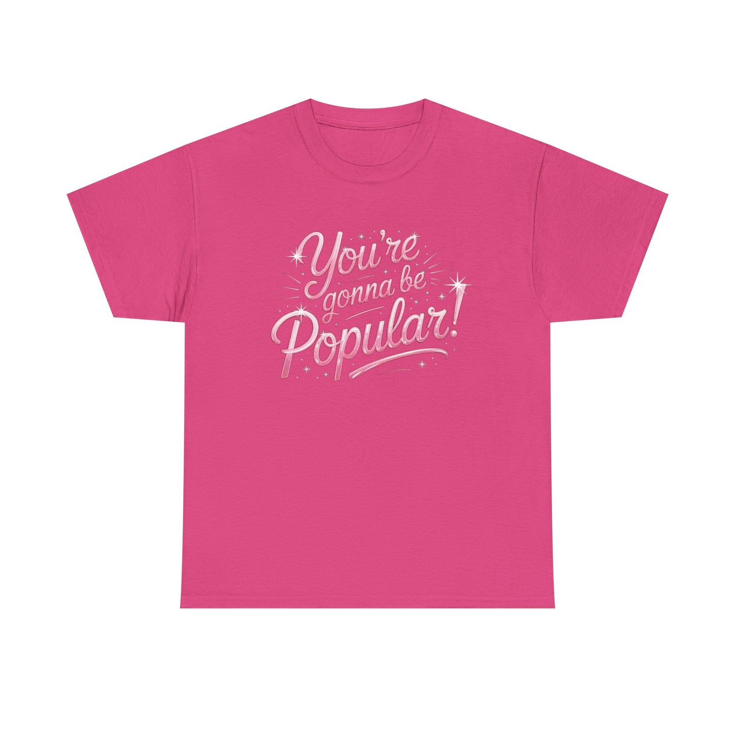 You’re Gonna Be Popular Wicked Musical Tee – Broadway Quote Shirt – Funny Retro Typography T-Shirt for Theatre Fans & Musical Lovers