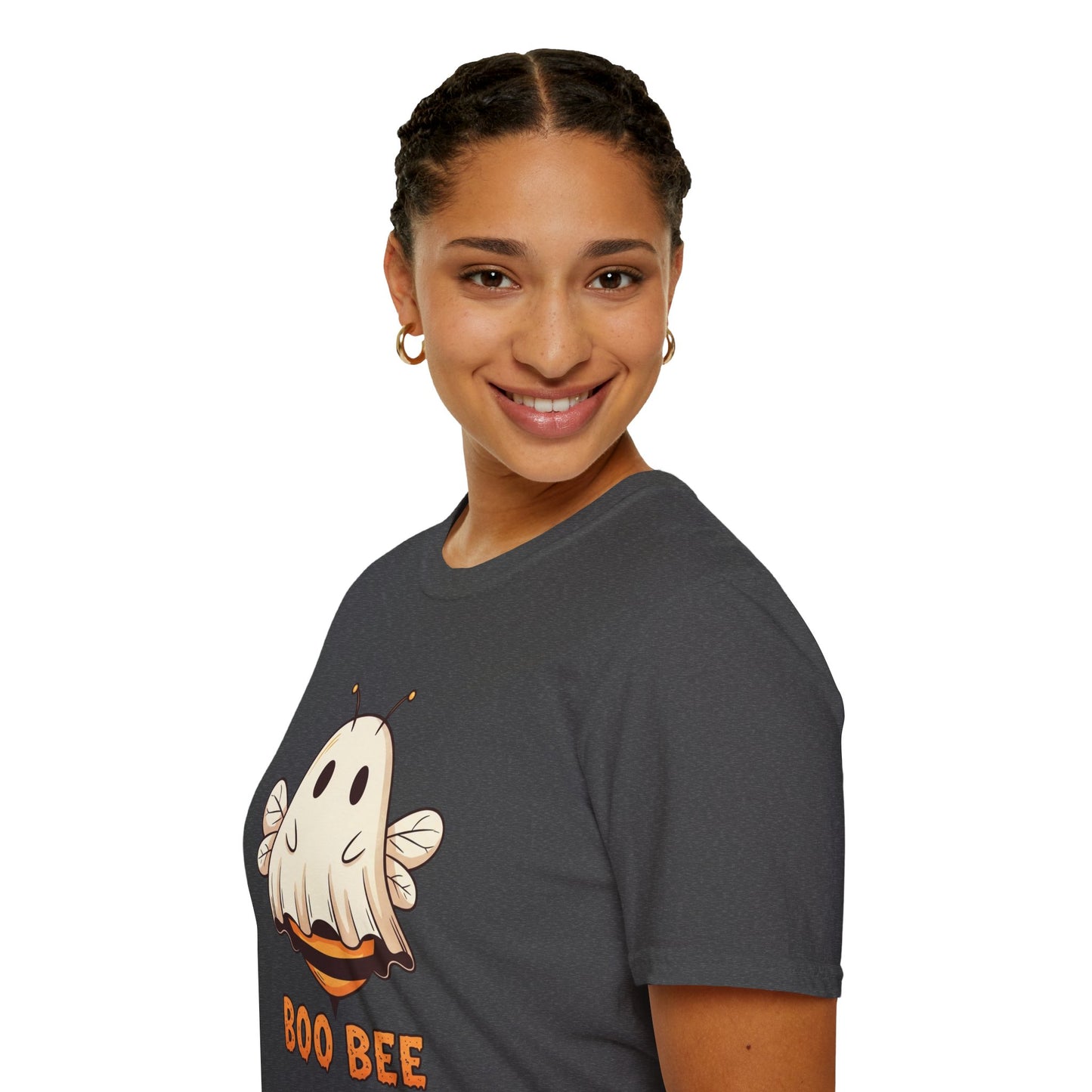 Funny Boo Bee Halloween Shirt – Cute Ghost Bee Costume Tee, Spooky Season Pun Shirt, Bee Lover Gift, Fall T-Shirt, Unisex Sizes