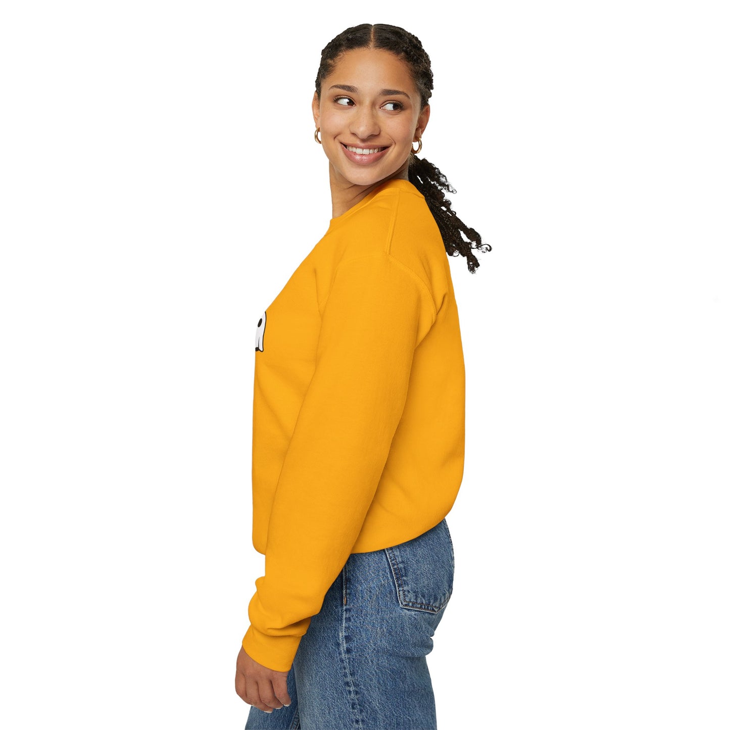 Pumpkin Ghost Sweatshirt, Funny Halloween Crewneck, Spooky Ghost Sweater, Cute Pumpkin Sweatshirt, Fall Outfit, Scary Face Sweatshirt