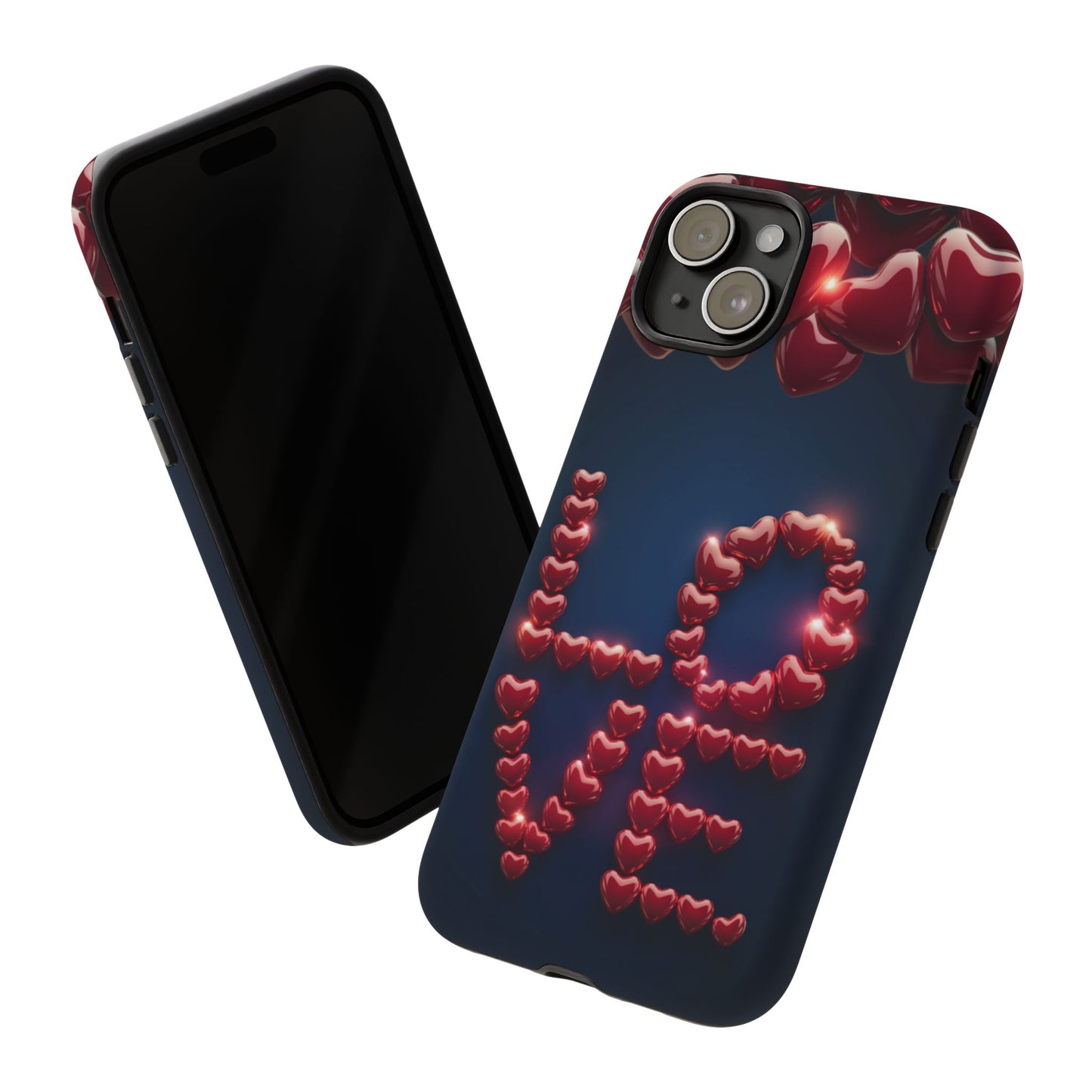 iPhone Case - Love Hearts Design