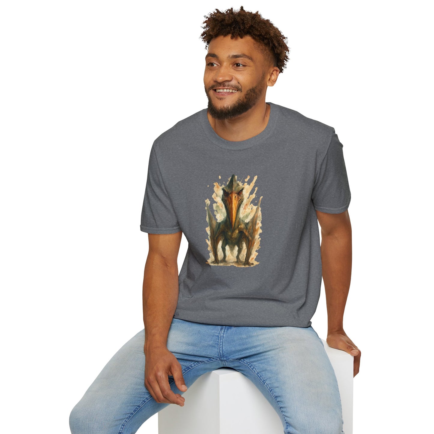 Quetzalcoatlus Pterosaur Tee - Prehistoric Flying Reptile Shirt, Dinosaur Lover Gift, Paleontology Art Unisex T-Shirt