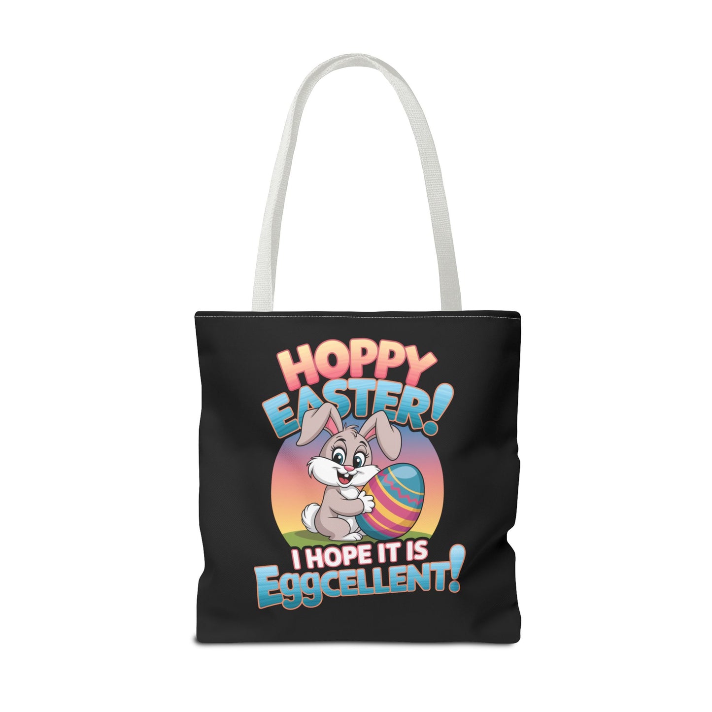 Happy Easter Tote Bag Eggcellent Bunny Design Easter Bag Easter Gift Easter Tote Accessory