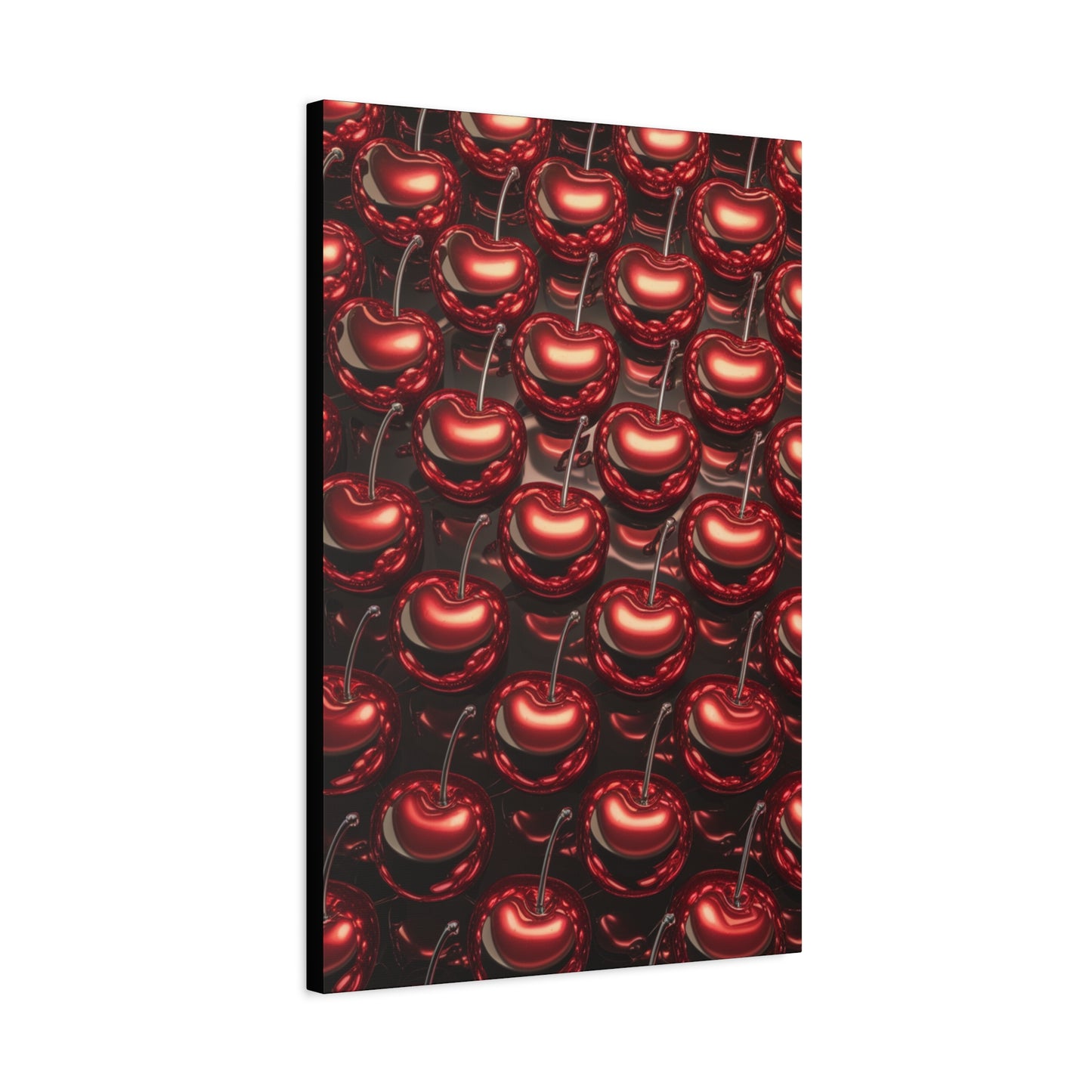 Canvas Wall Art - Colorful Shiny Cherries