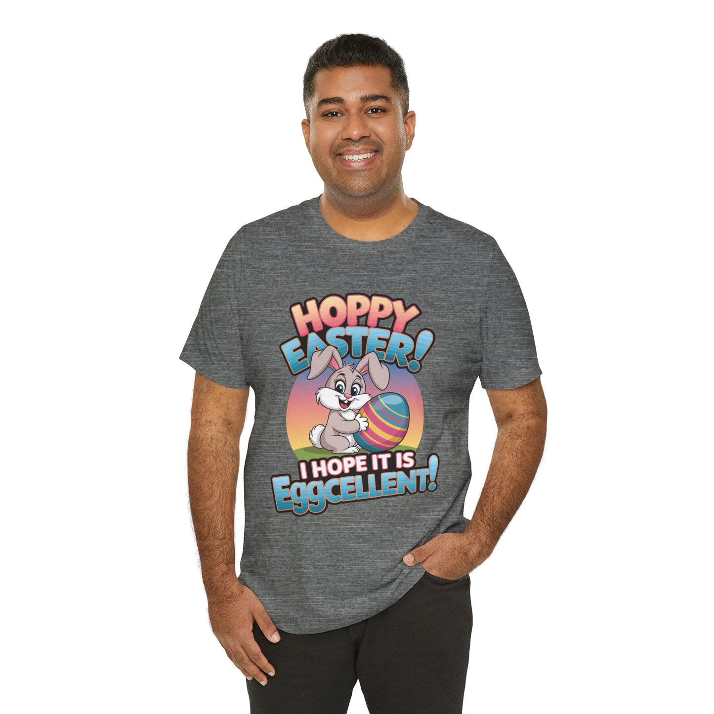 Happy Easter Unisex Tee Easter Shirt Easter Bunny T Shirt Easter Apparel Easter Bunny Outfit