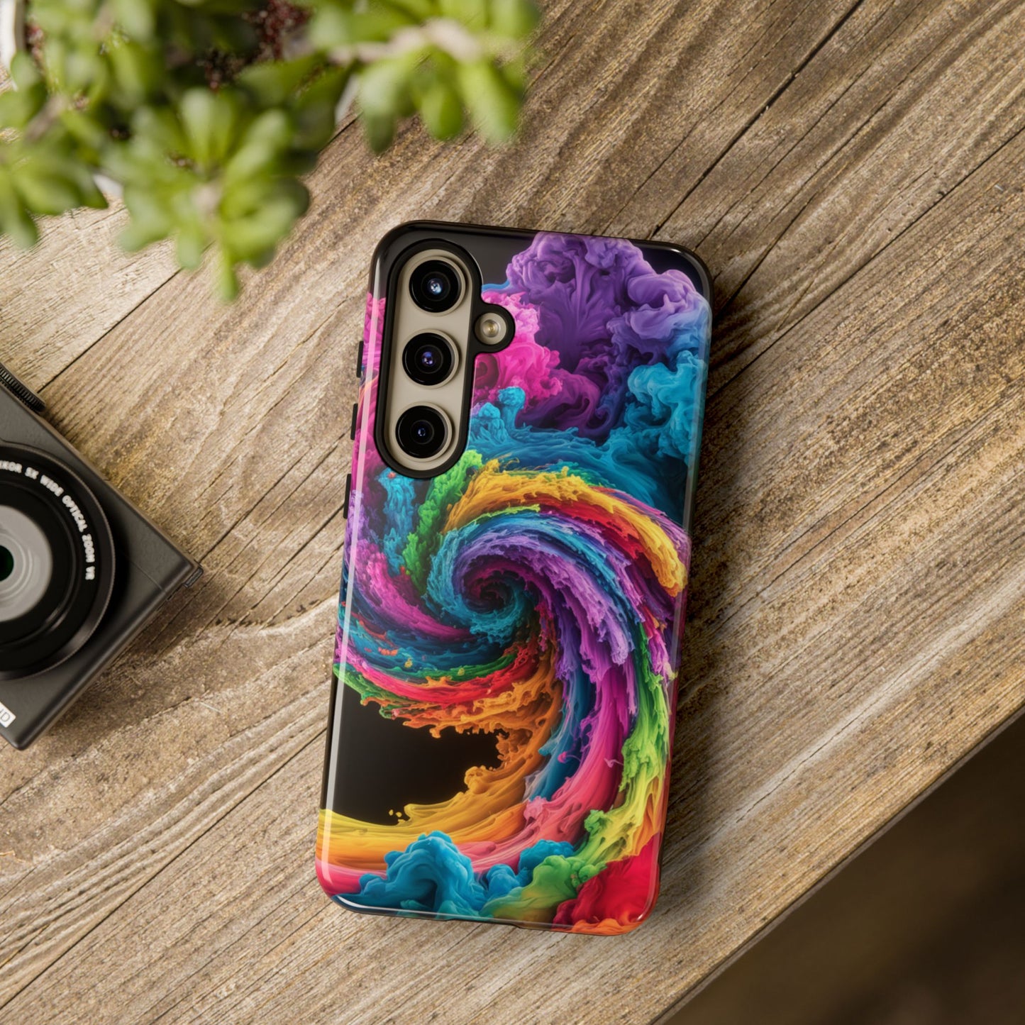 Phone Case - Colorful Swirl Design for Samsung Galaxy
