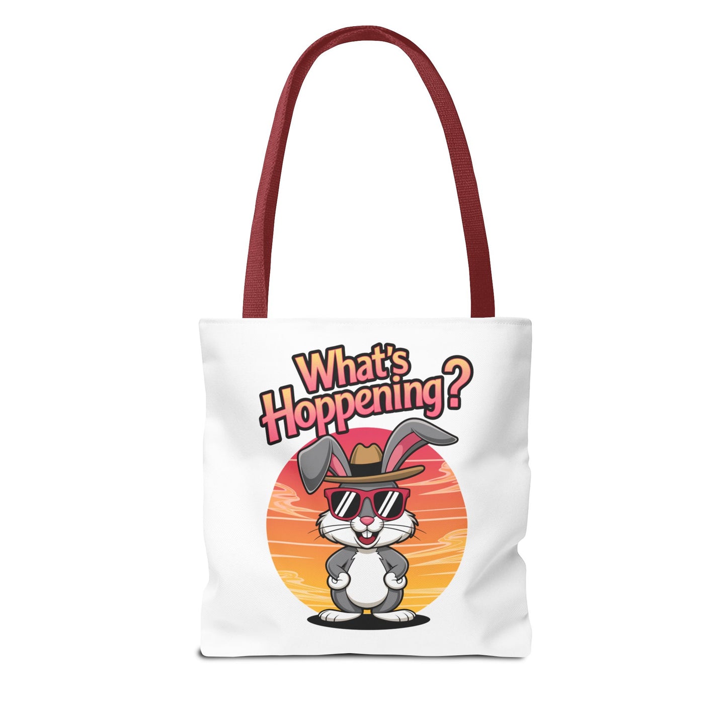 Bunny Tote Bag - 'What's Hoppening'