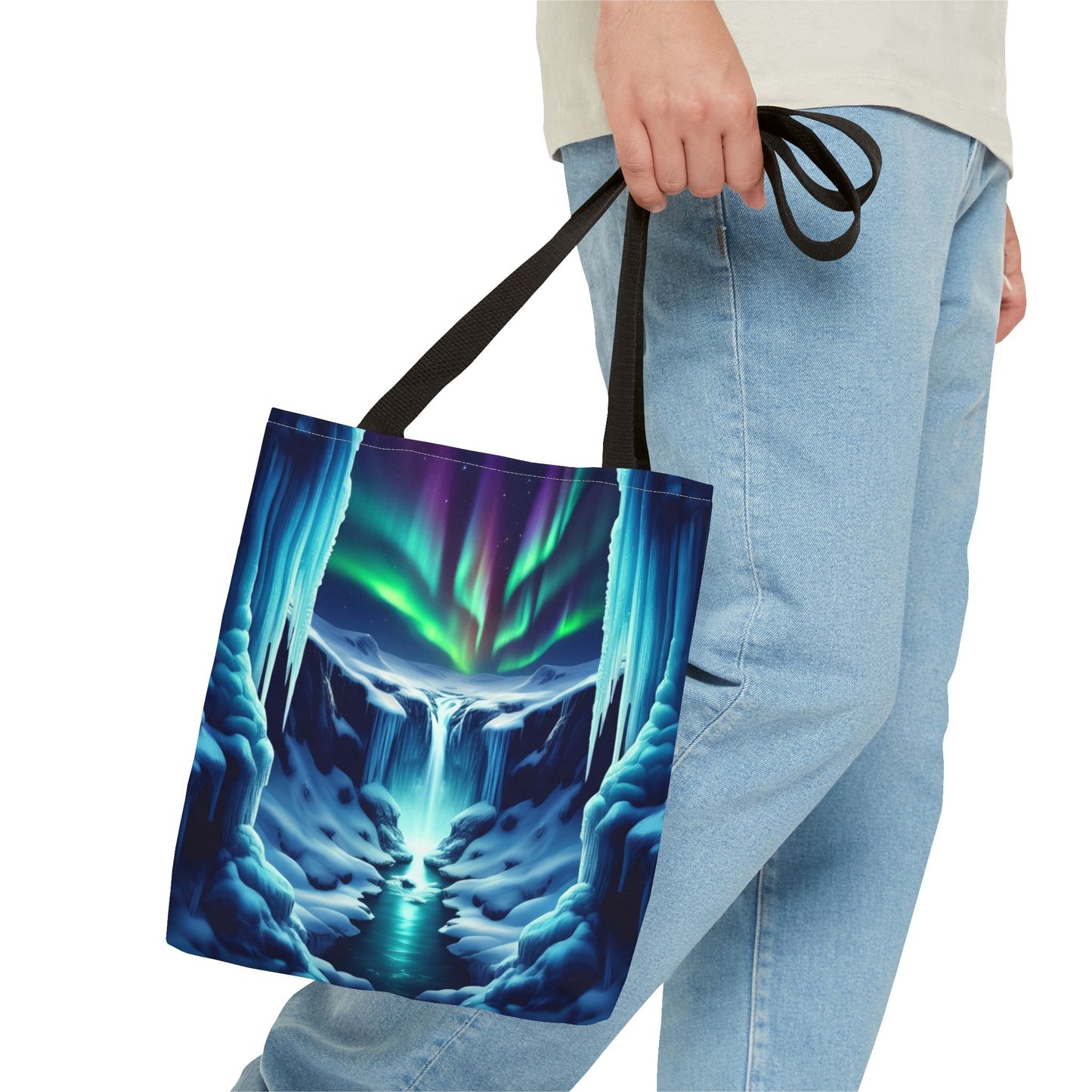 Icy Landscape Tote Bag