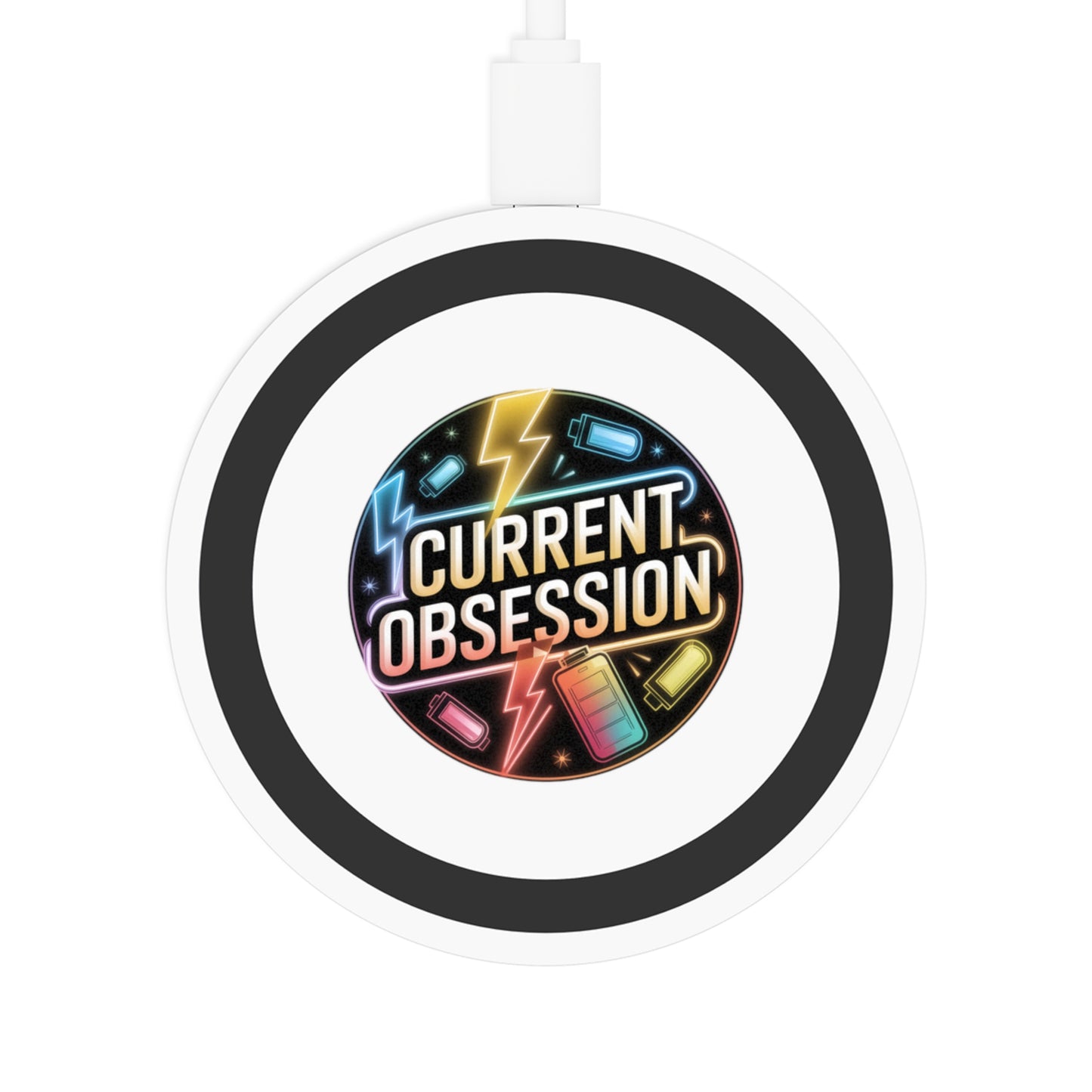 Wireless Charging Pad, Fun Quake Current Obsession Tech Gift, Charger Station