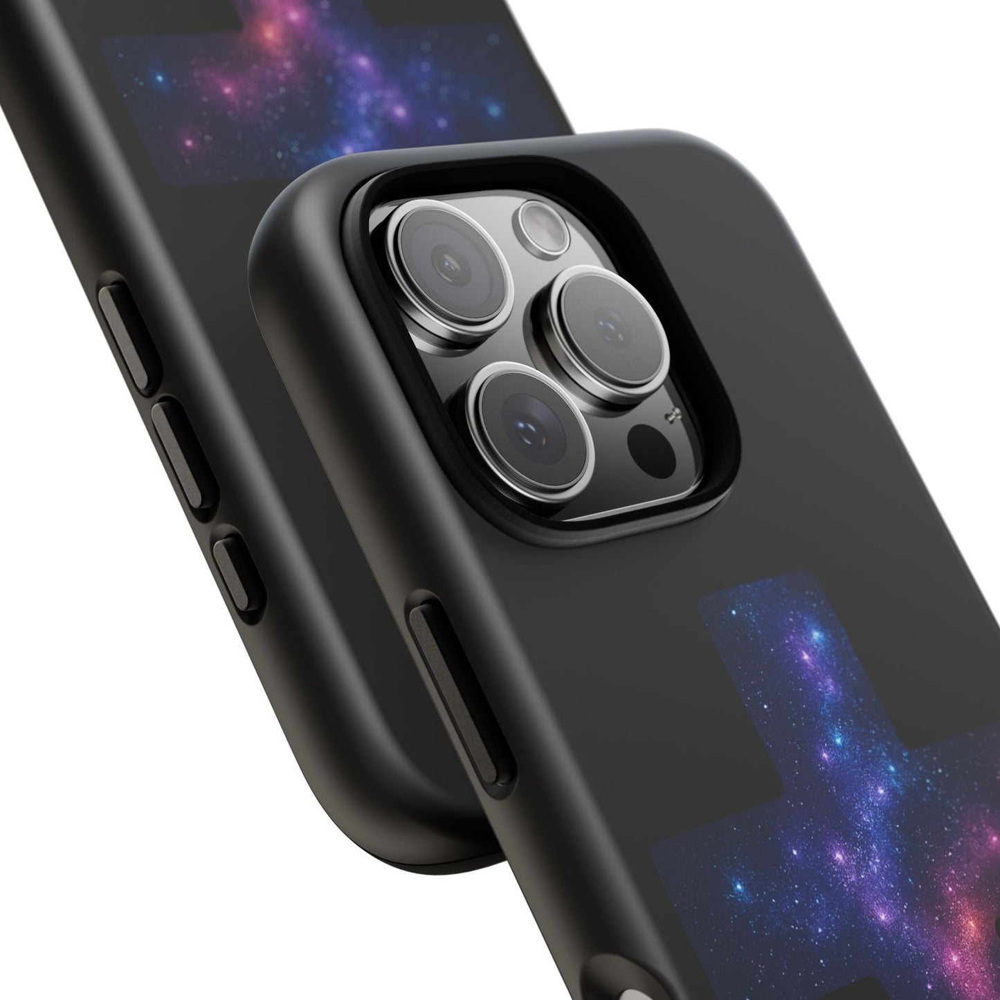iPhone Case - Galactic Cross design Christian Phone Case Spiritual iPhone Accessory Religious Case Gift for Believers