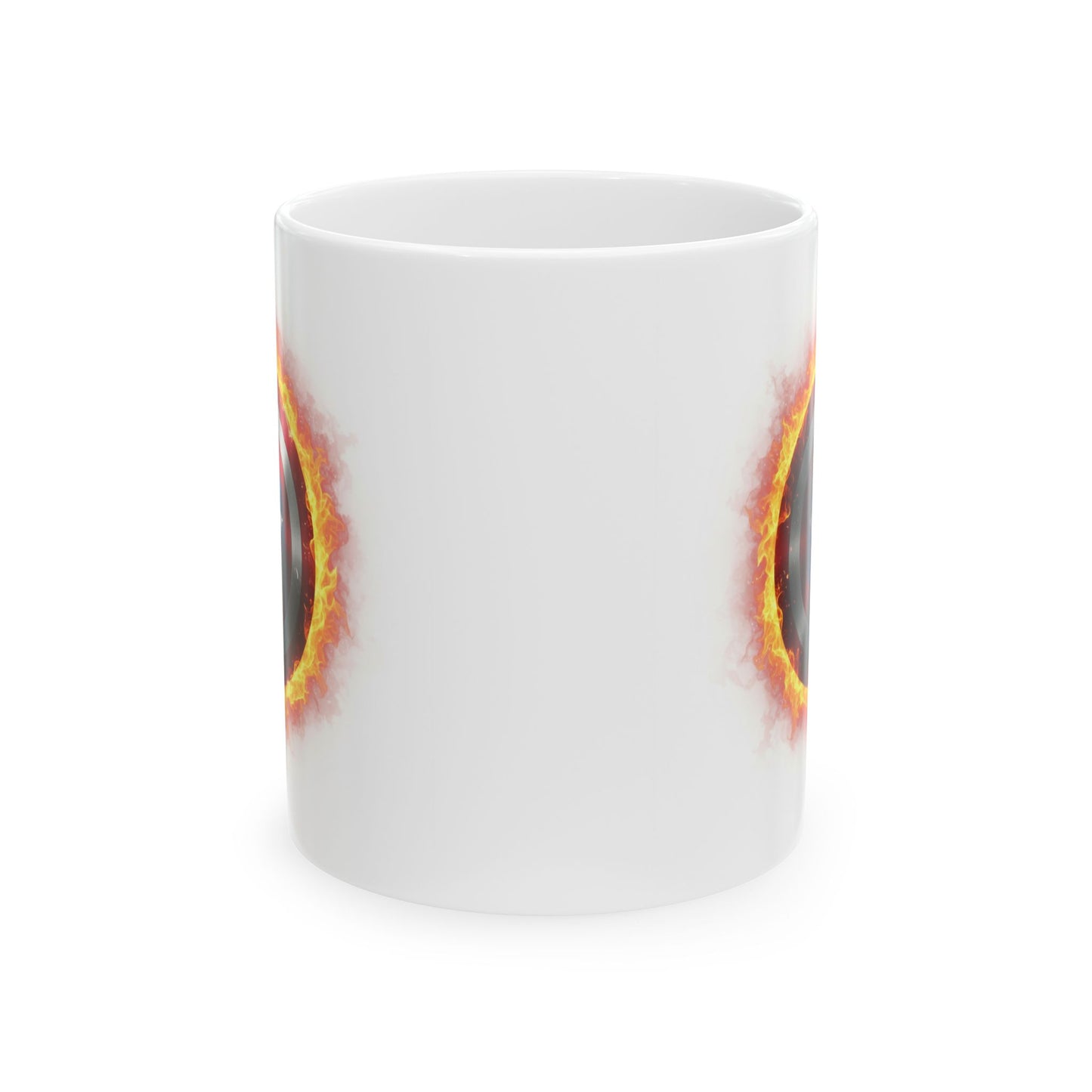 Captain America Shield Flame Mug