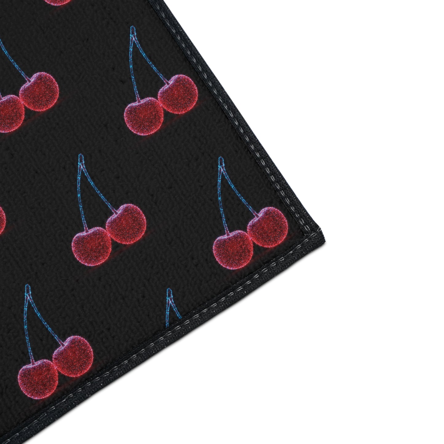 Floor Mat - Sparkling Cherries Design Cherry Decor Cherry Welcome Mat Cherry Door Mat