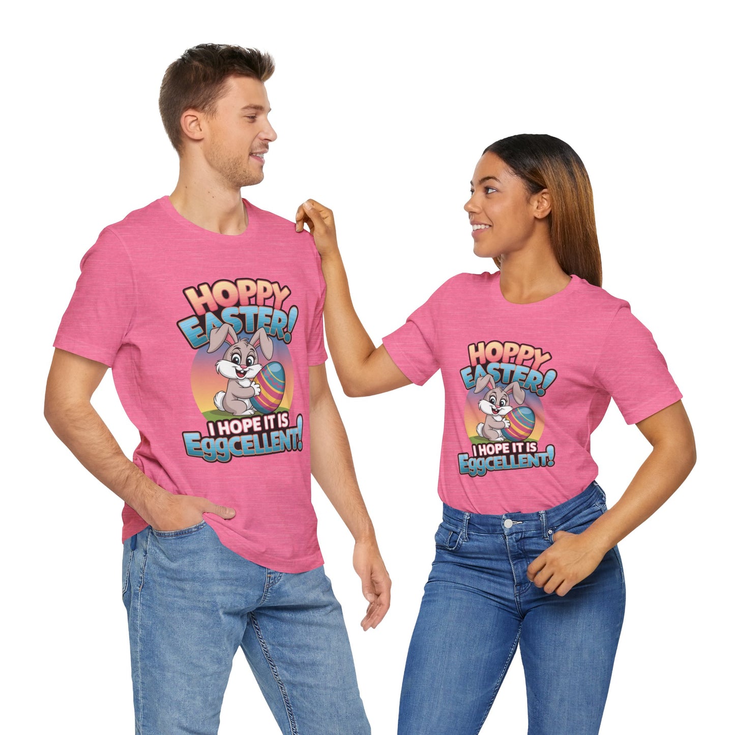 Happy Easter Unisex Tee Easter Shirt Easter Bunny T Shirt Easter Apparel Easter Bunny Outfit