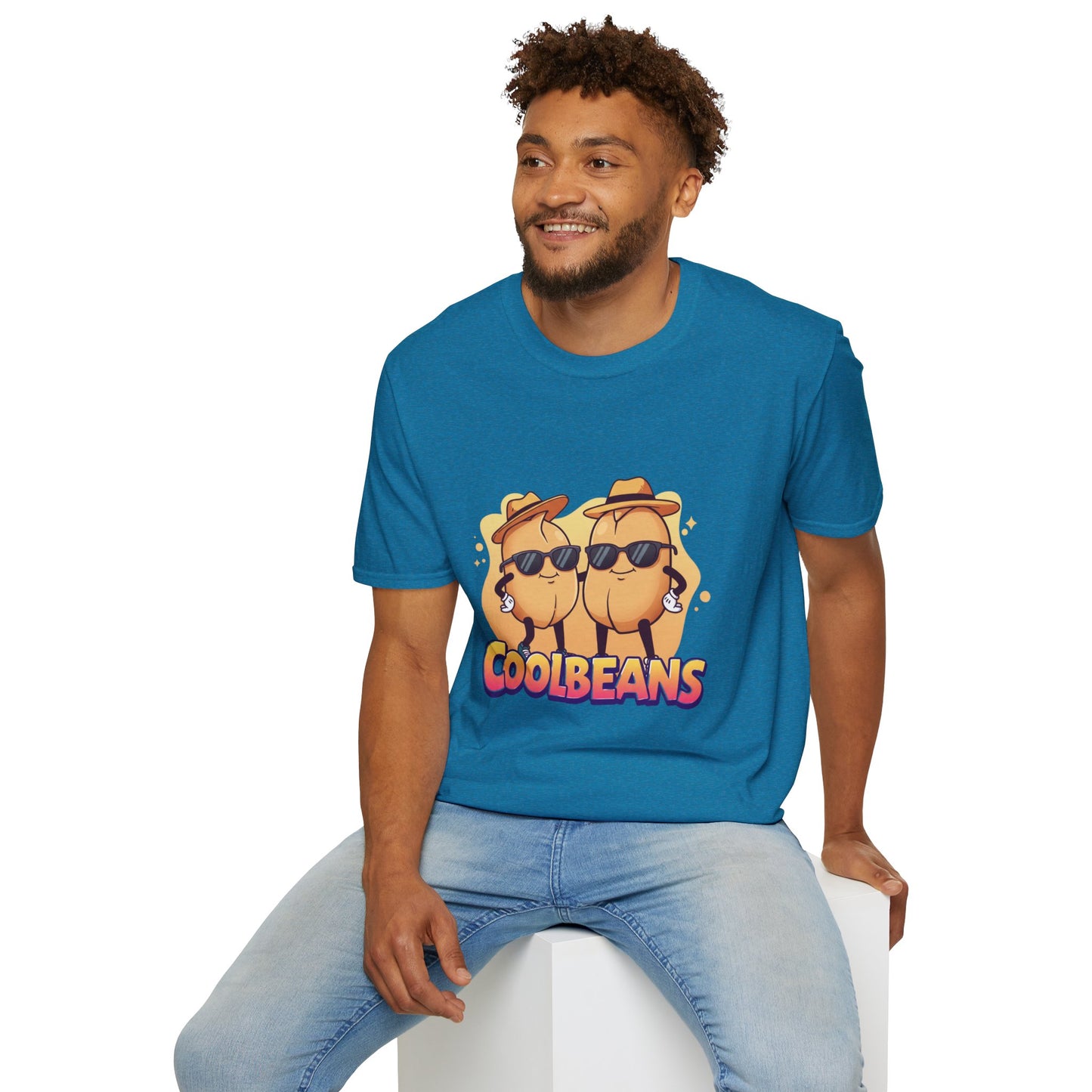 Cool Beans T-Shirt - Two Cooler-Than-Cool Beans With Sunglasses, Quirky Food-Pun Gift Tee for Him, Her or Besties - Perfect Humor and Style